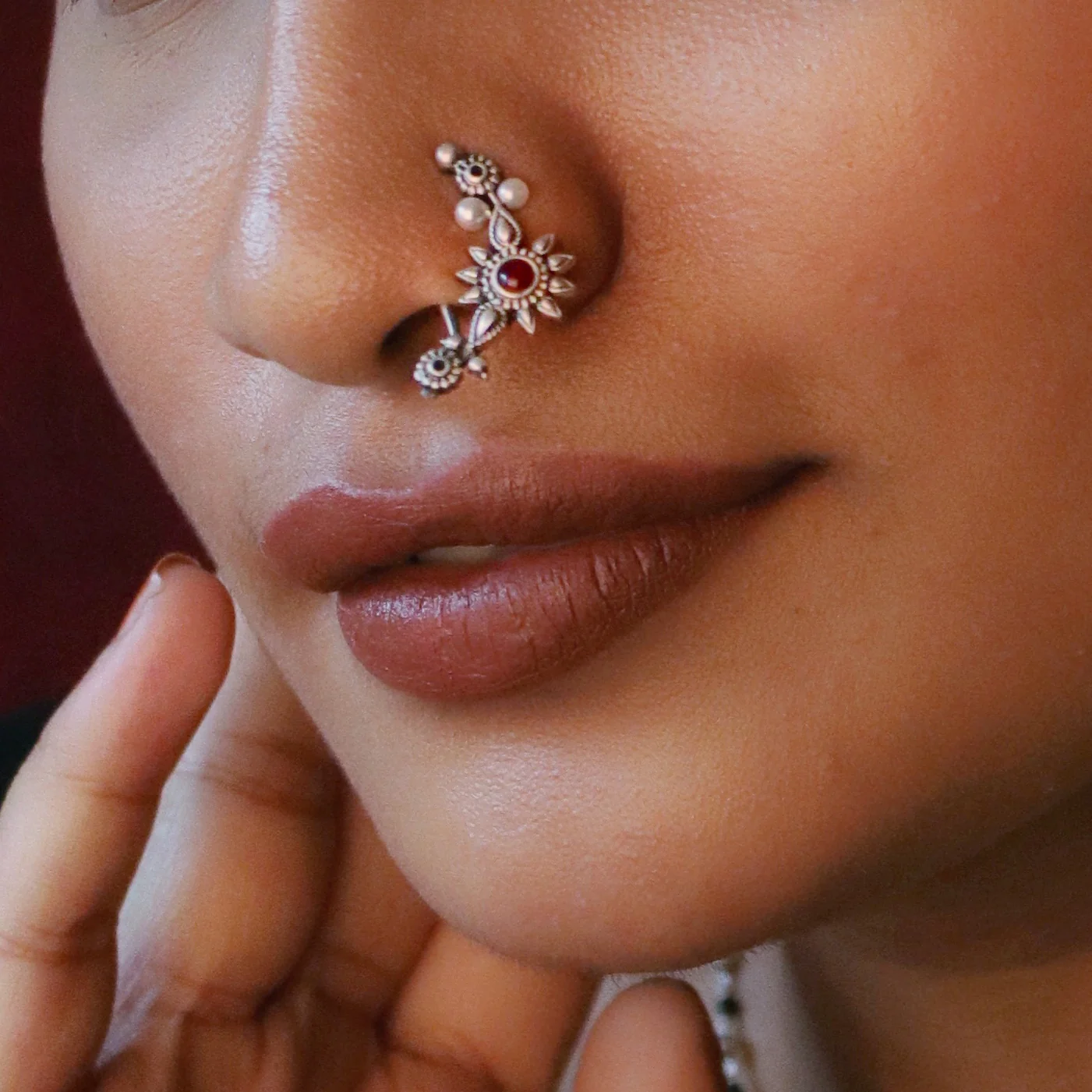 Gul Silver Nath (Pierced, Left) by MOHA - Image 3