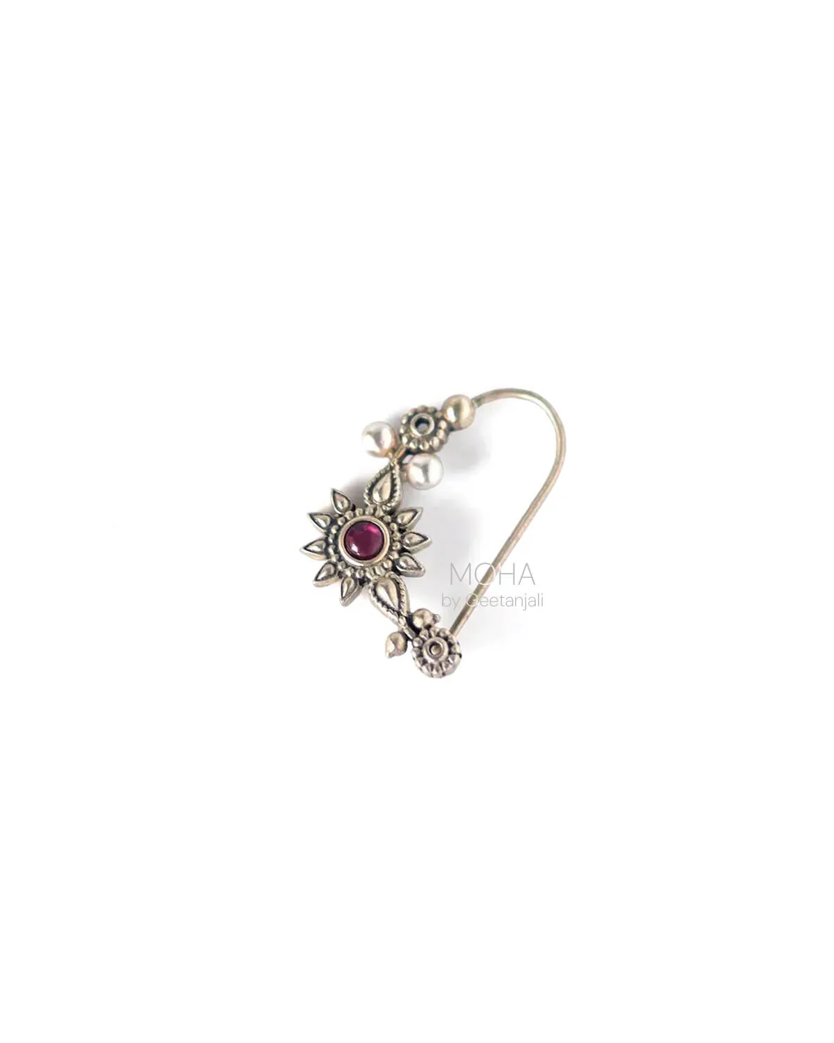 Gul Silver Nath (Pierced, Right) by MOHA