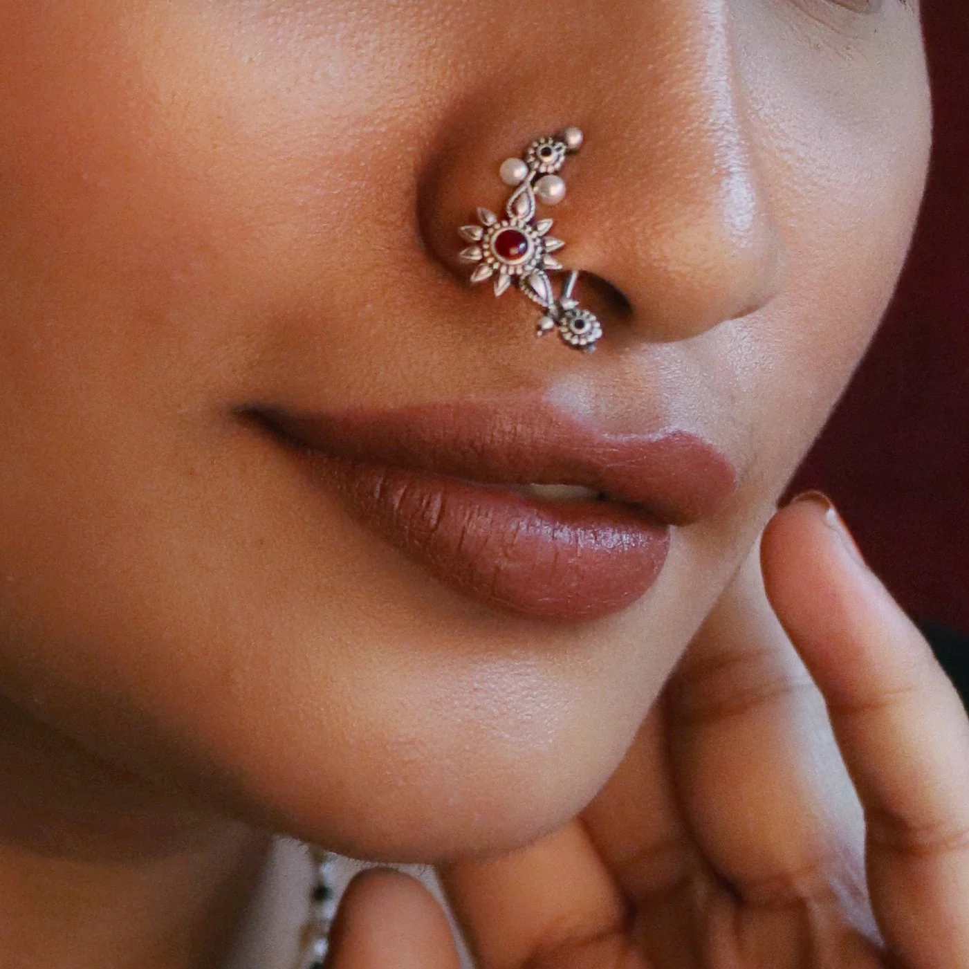 Gul Silver Nath (Pierced, Right) by MOHA - Image 2