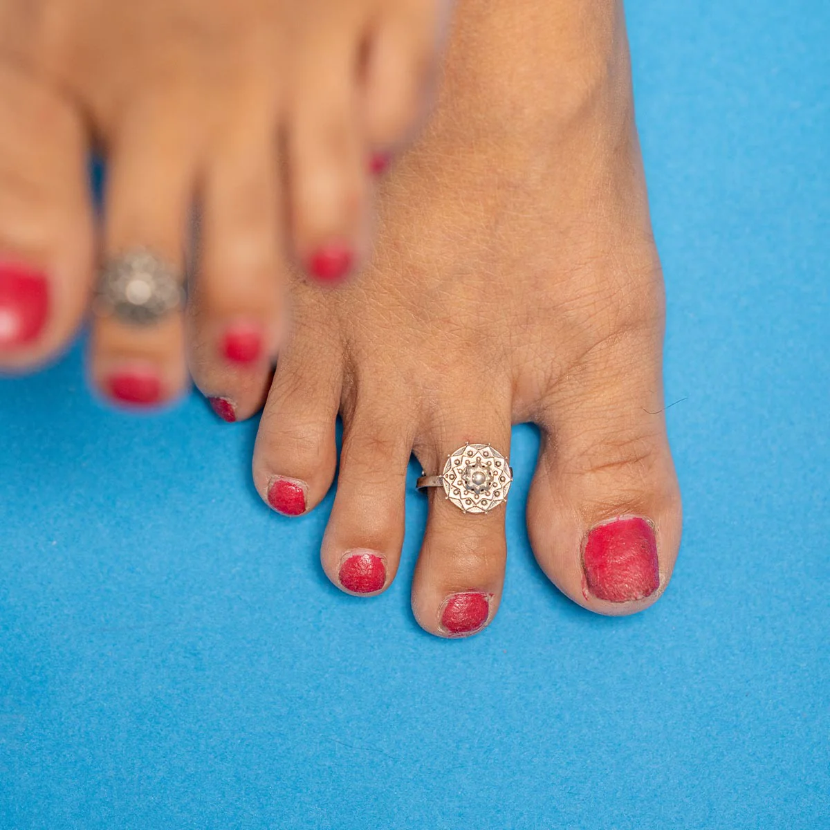 Gul Silver Toe Ring by MOHA - Image 3