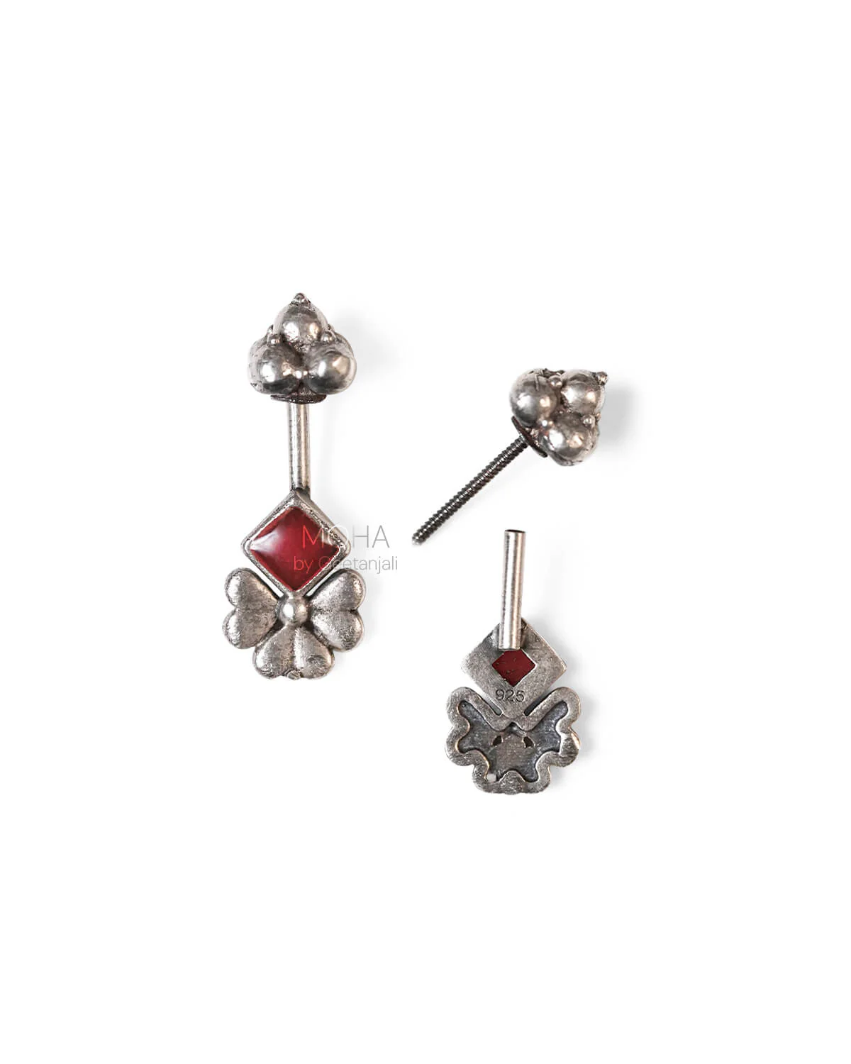 Gulika Silver Bugadi (Red) by MOHA - Image 6