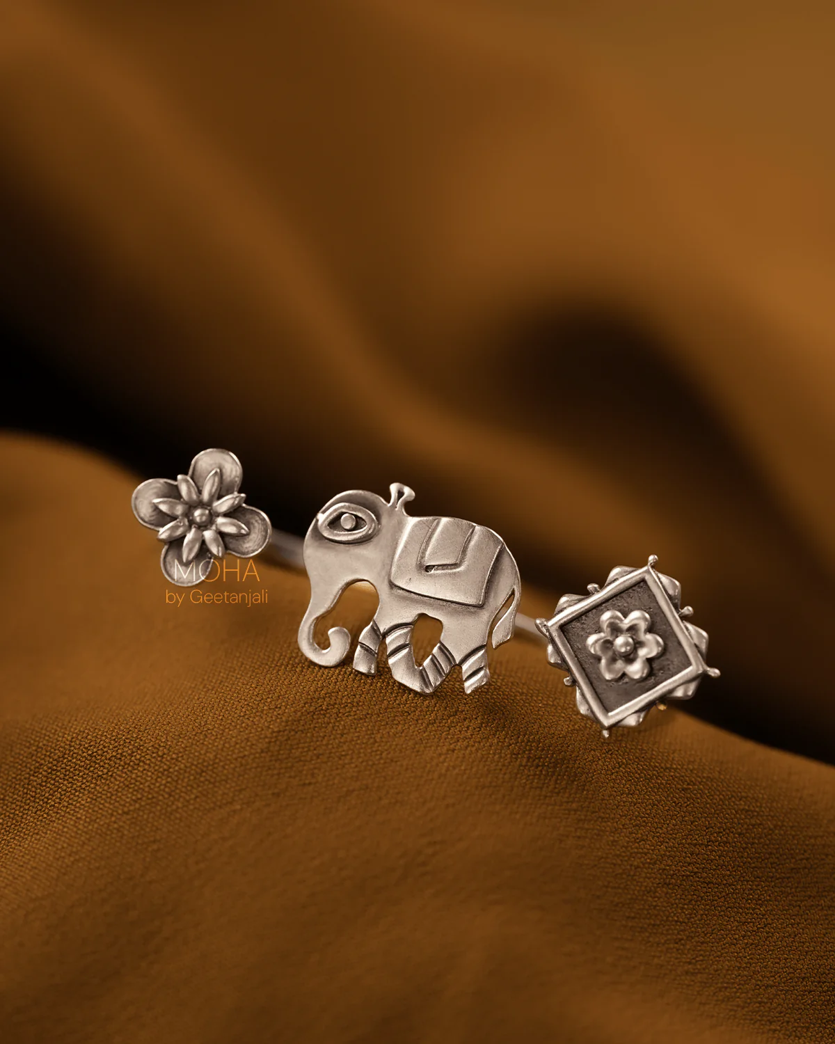 Haathi Silver Finger Ring by MOHA - Image 8