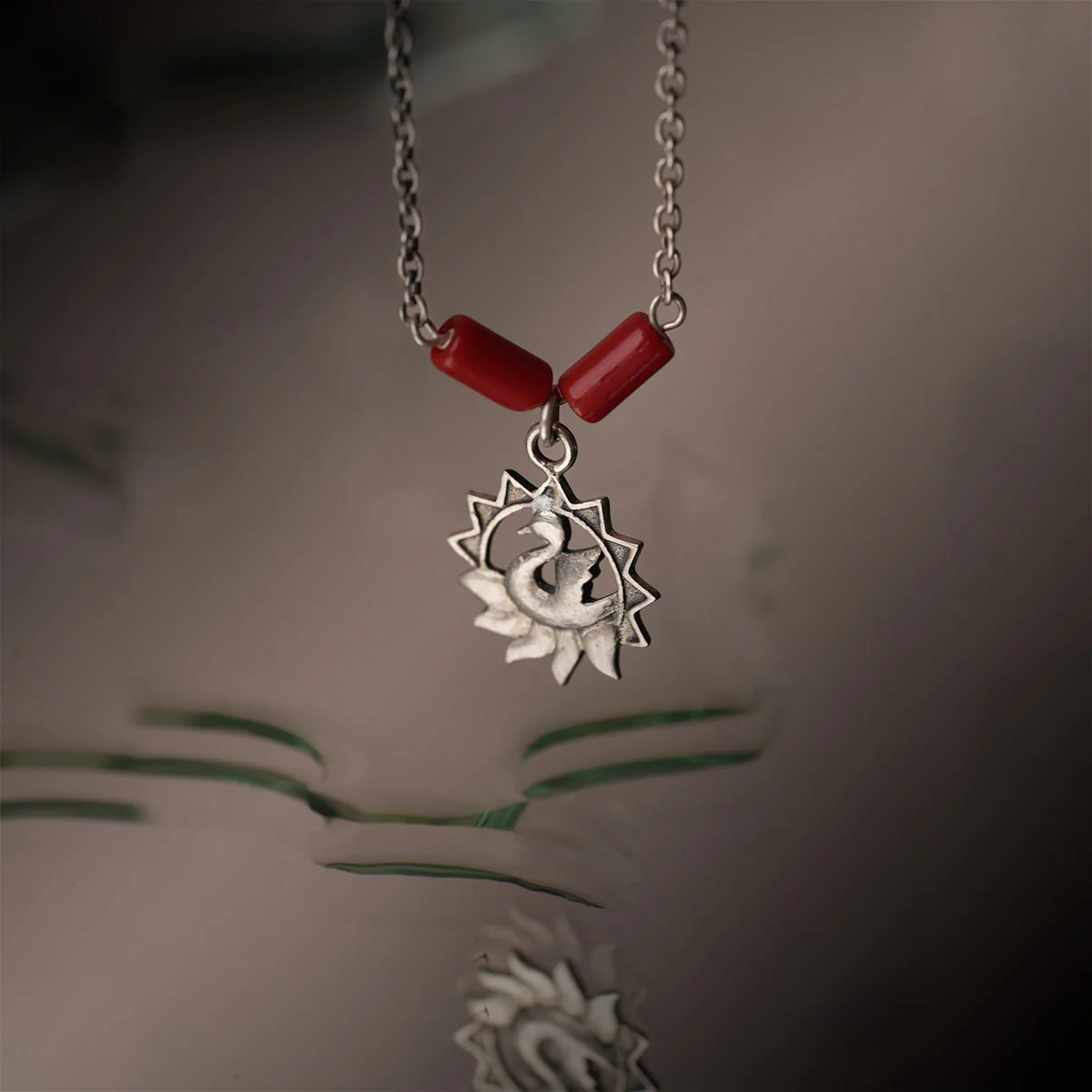 Hansini Charms Silver Necklace by MOHA - Image 3