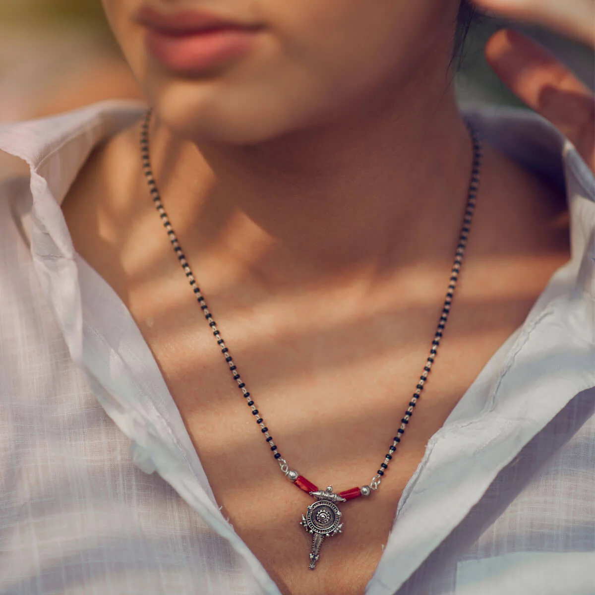 Hingora Silver Mangalsutra by MOHA - Image 4