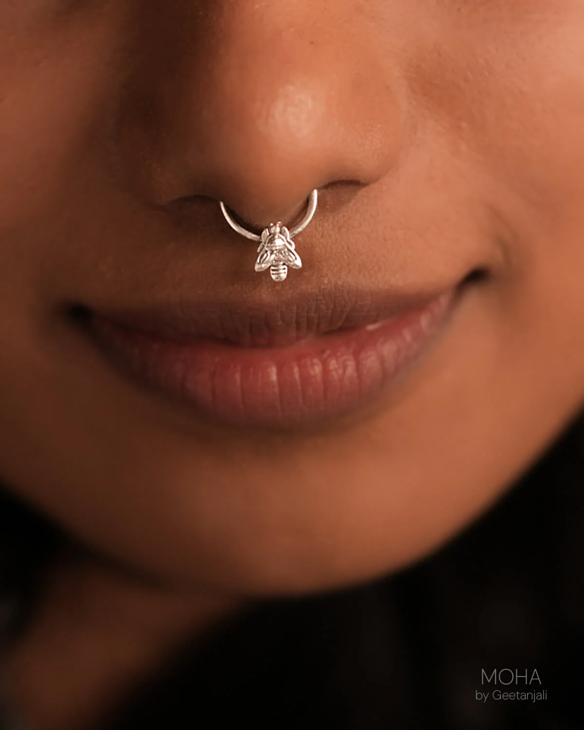 Honeybee Silver Septum by MOHA - Image 5