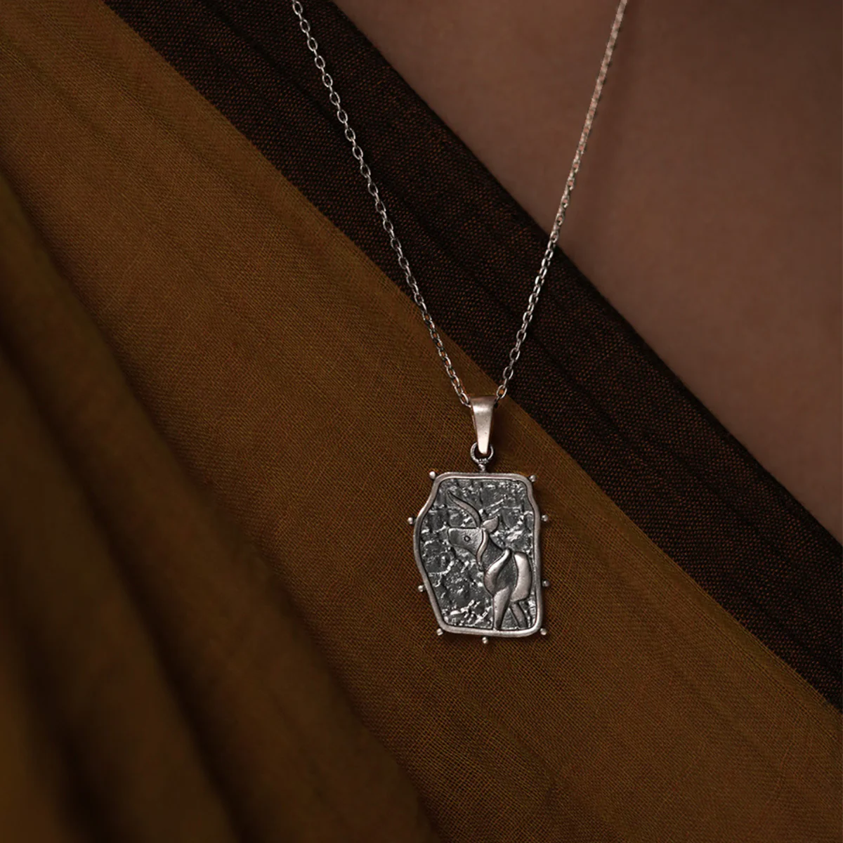 Indus Unicorn Silver Pendant by Moha (Only Pendant) - Image 2