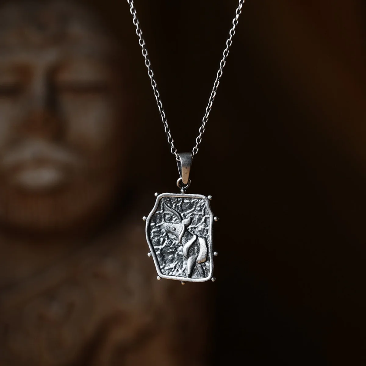 Indus Unicorn Silver Pendant by Moha (Only Pendant) - Image 4