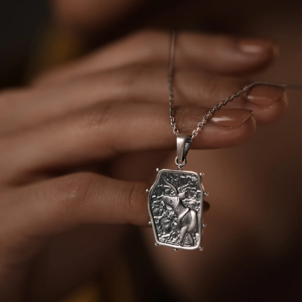 Indus Unicorn Silver Pendant by Moha (Only Pendant) - Image 6