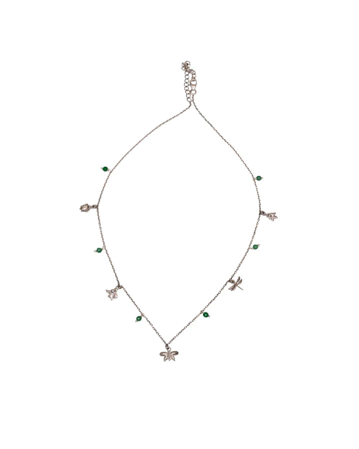 Insect Charms Silver Necklace (Small) by MOHA - Image 3