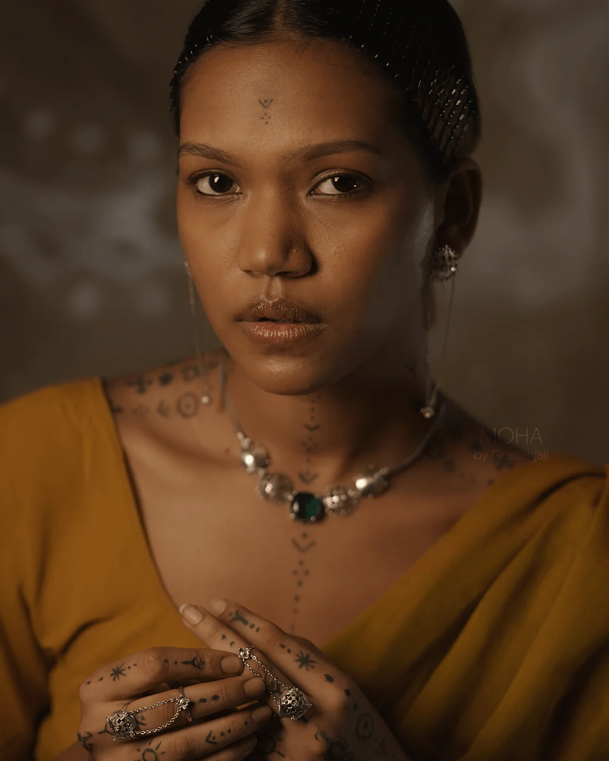 Jharokha Silver Earrings by MOHA - Image 3