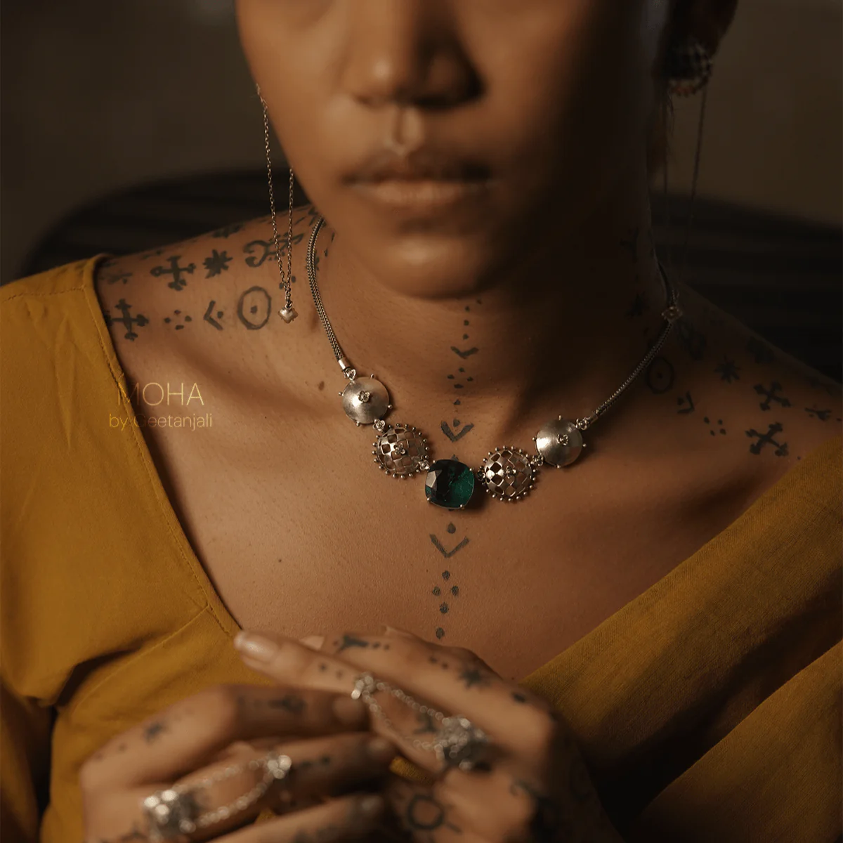 Jharokha Silver Earrings by MOHA - Image 6