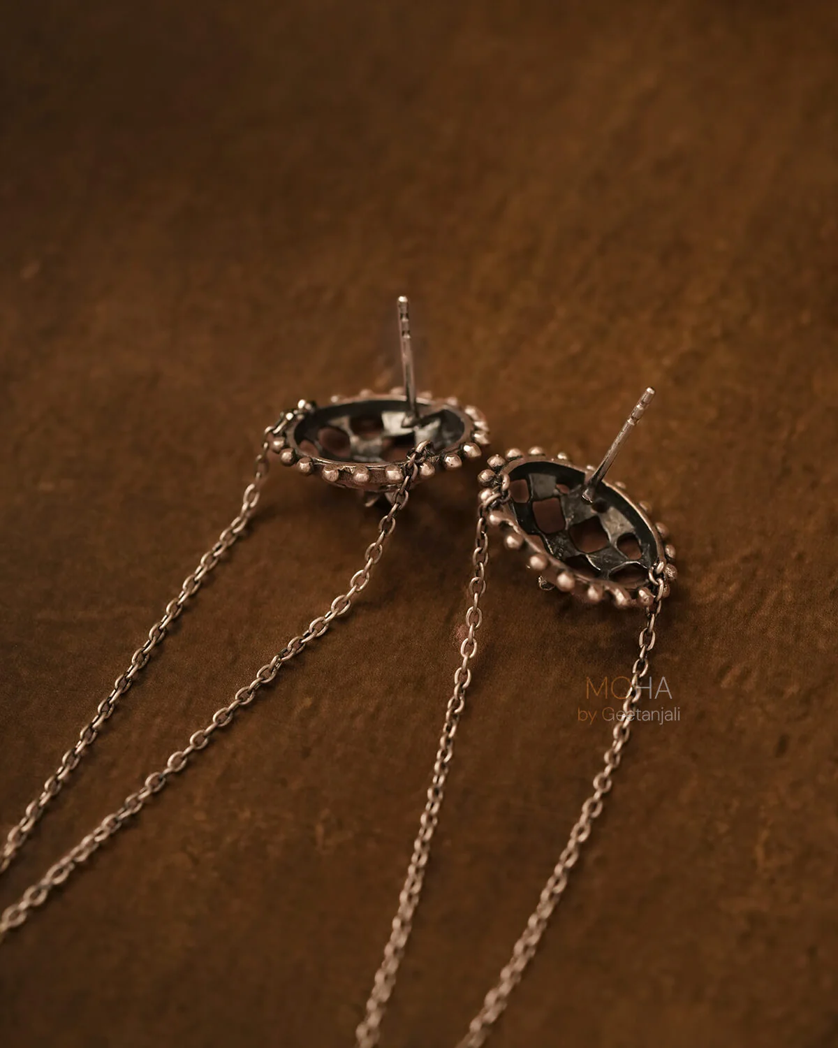 Jharokha Silver Earrings by MOHA - Image 8
