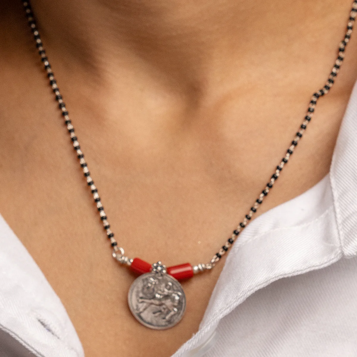 Kadamba Silver Mangalsutra by MOHA - Image 3