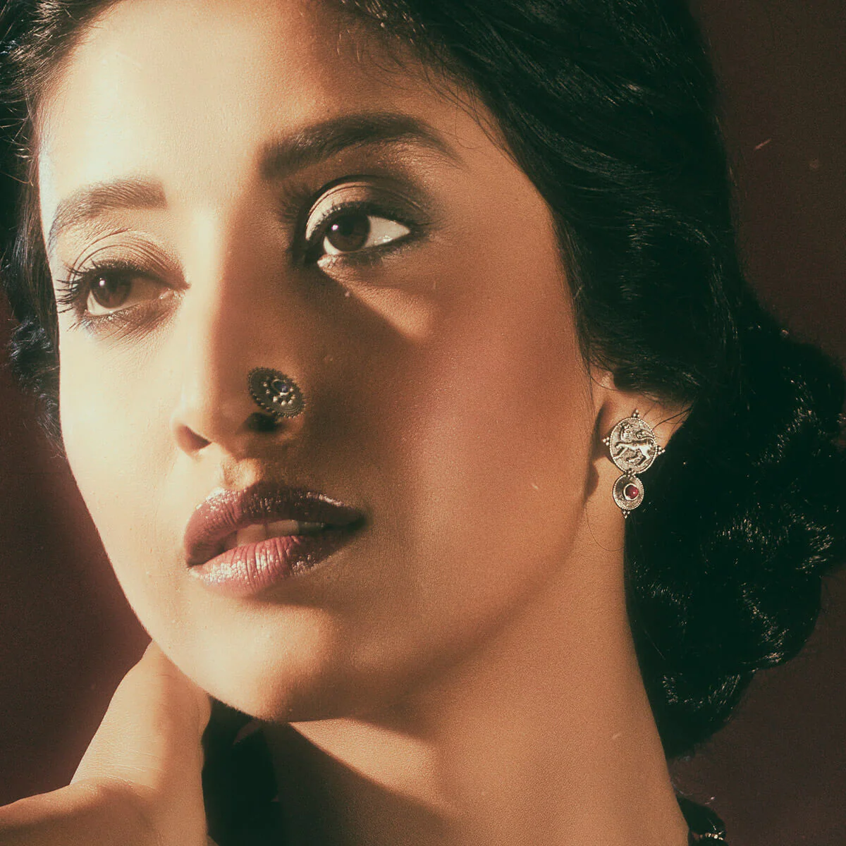 Kadamba Silver Stud Earrings by MOHA - Image 4