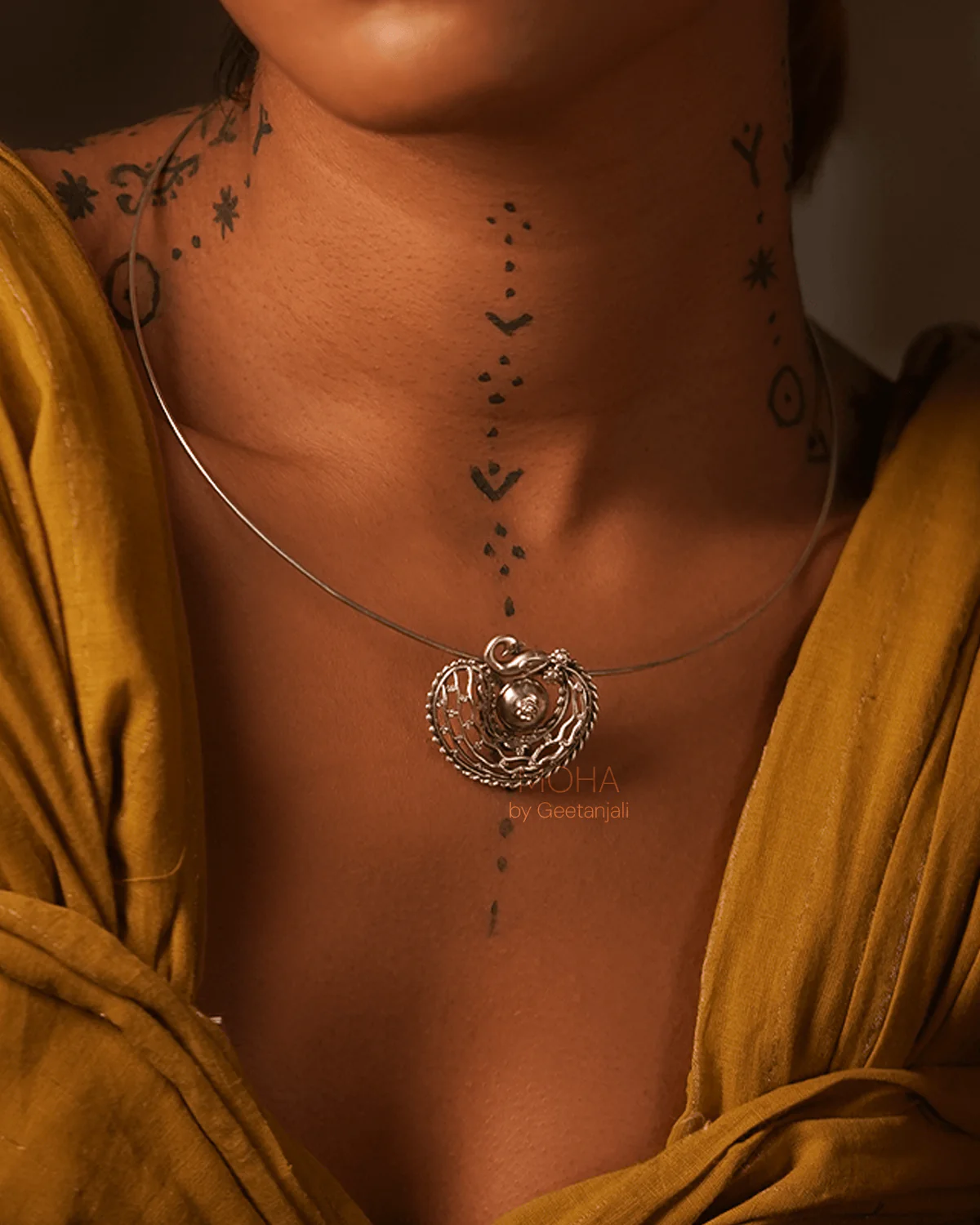 Kalapi Silver Necklace by MOHA - Image 2