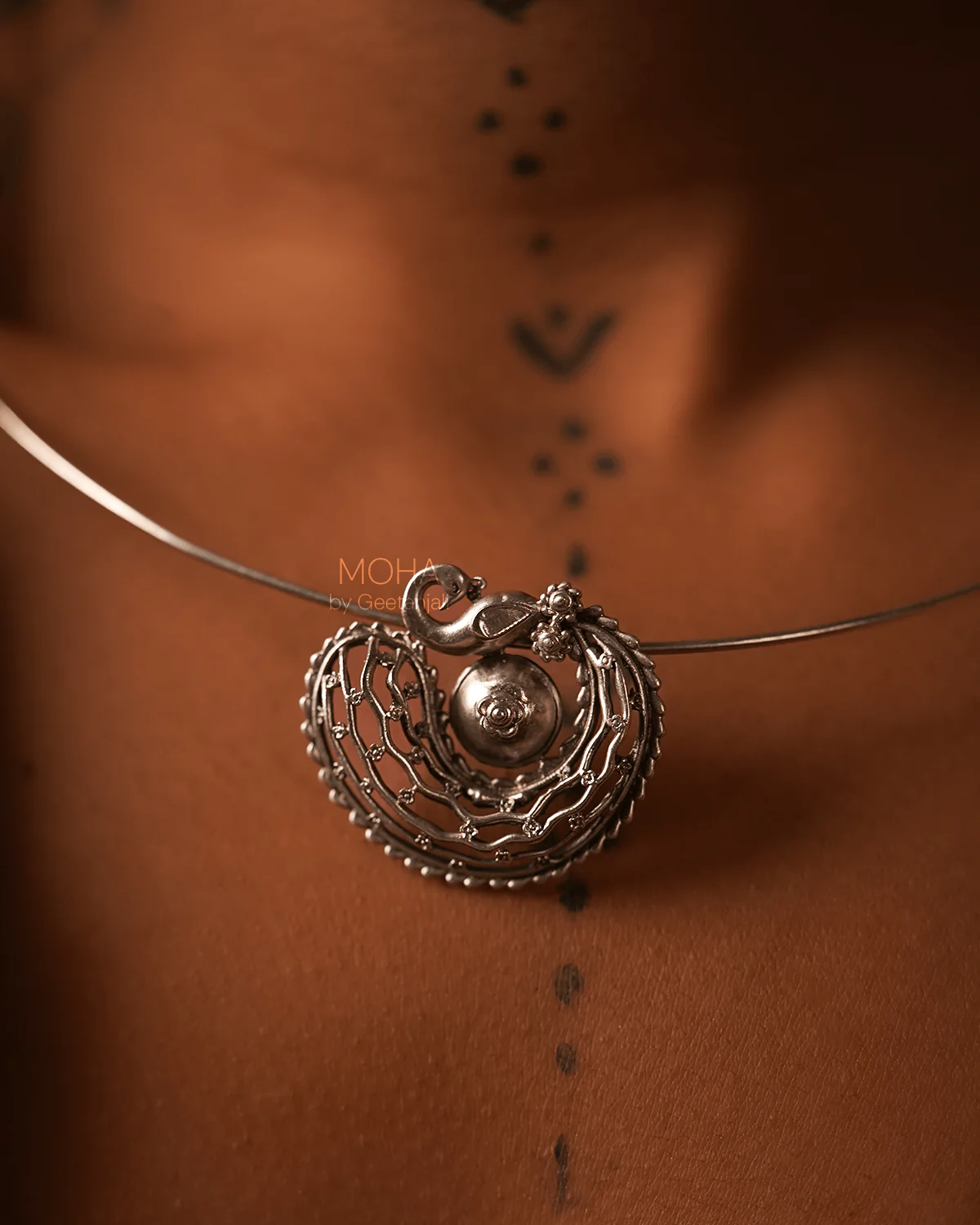 Kalapi Silver Necklace by MOHA - Image 4
