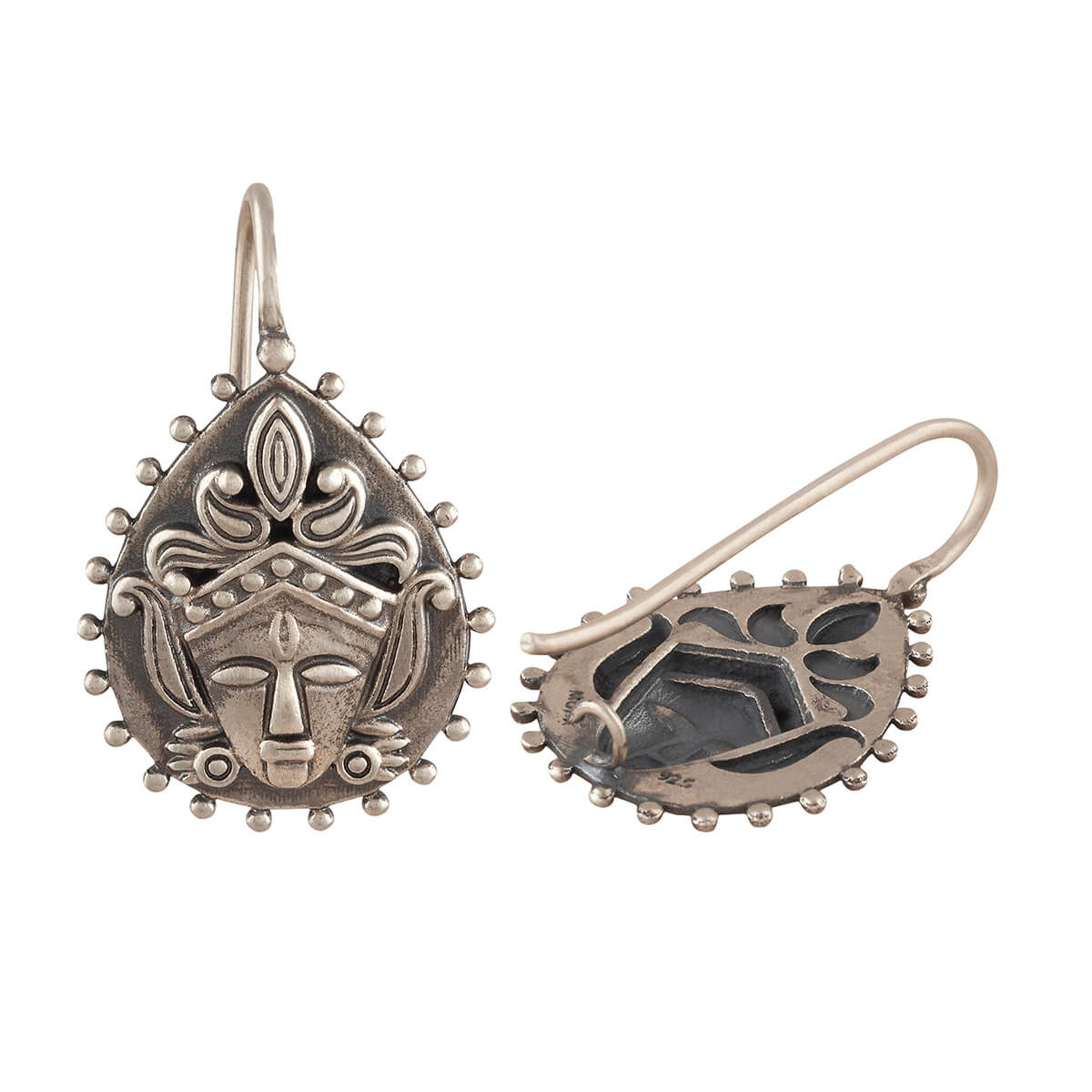 Kali Goddess  Silver Earrings by MOHA - Image 4