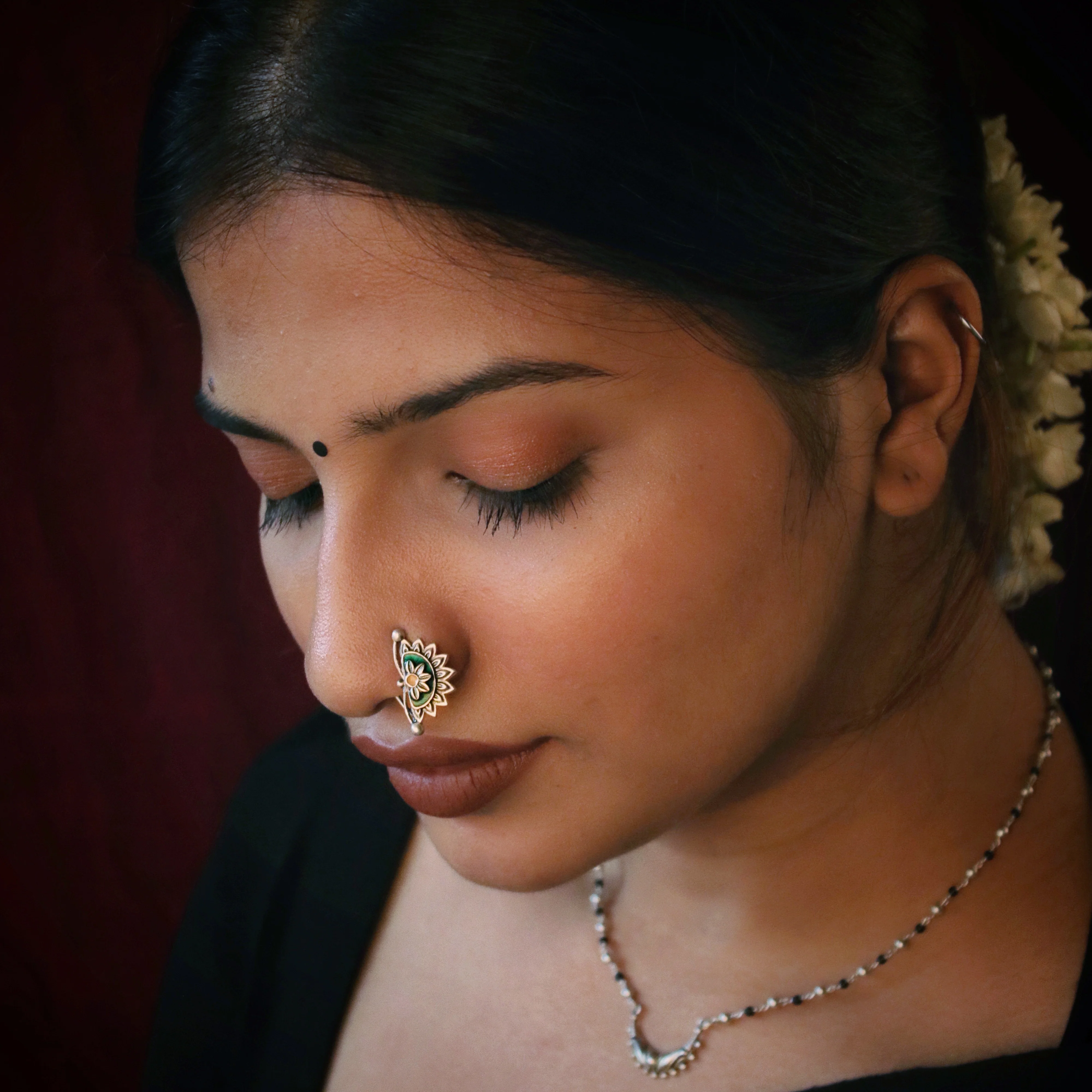 Kanna Silver Nath (Clip on, Left) by MOHA - Image 4