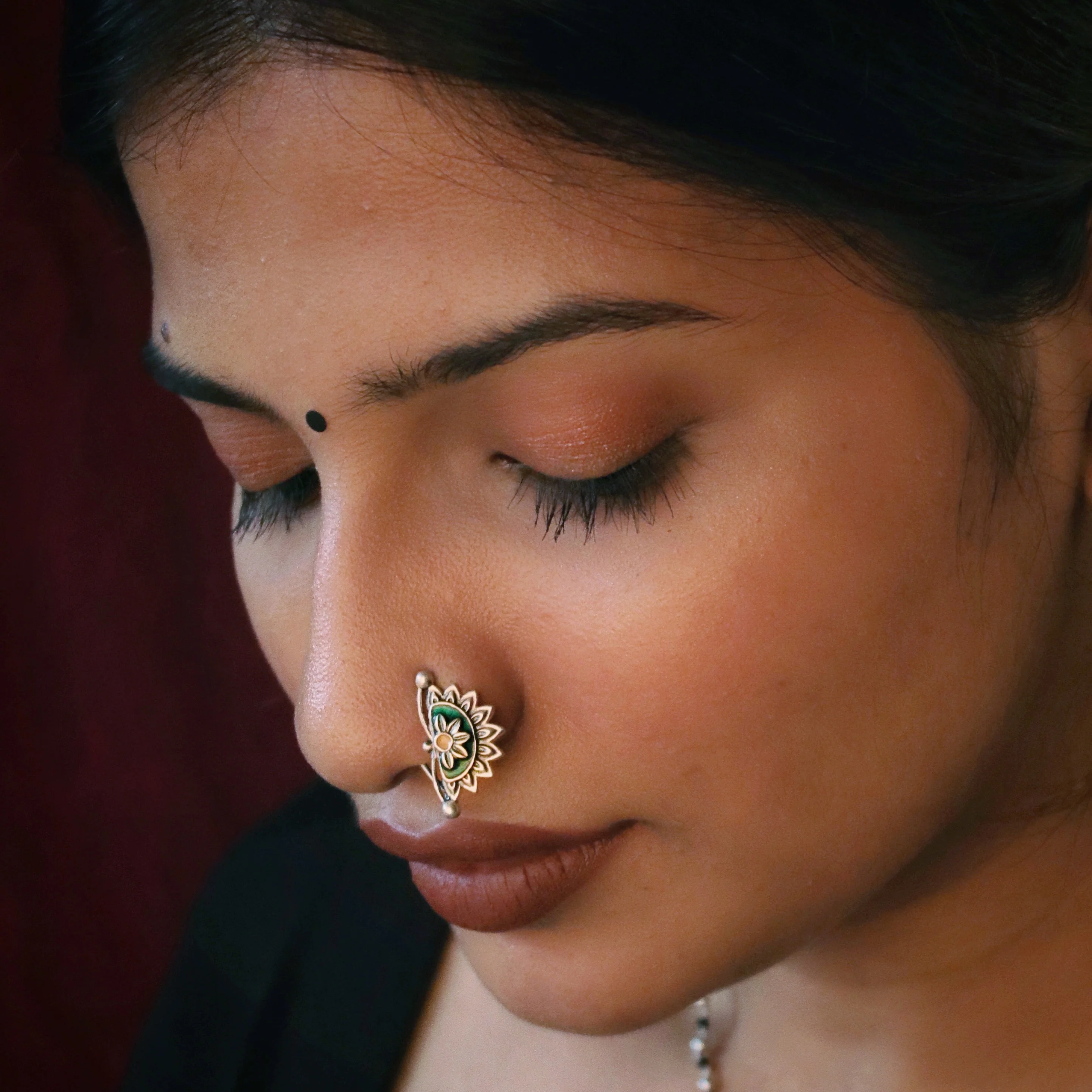 Kanna Silver Nath (Pierced, Left) by MOHA - Image 5