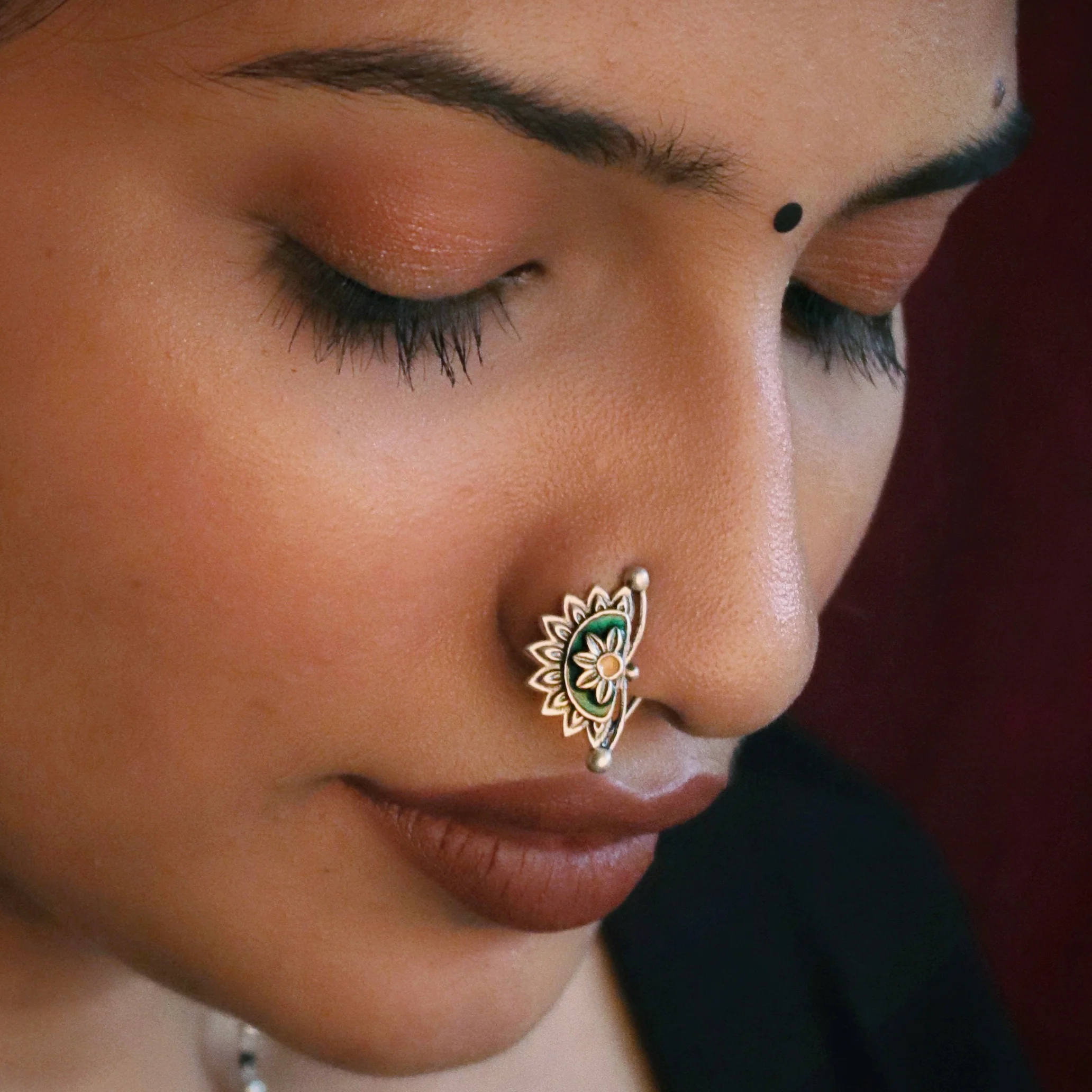 Kanna Silver Nath (Pierced, Right) by MOHA - Image 4
