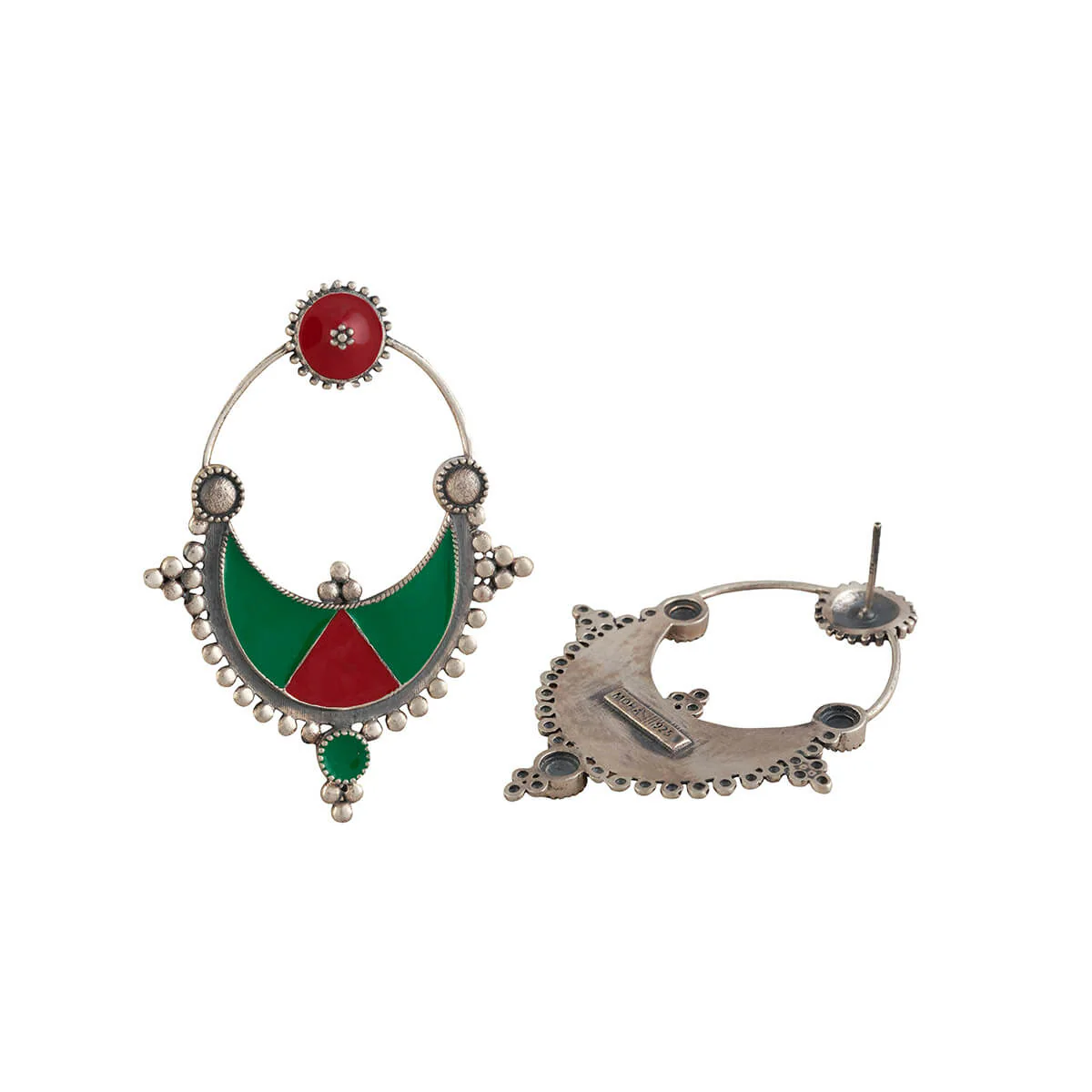 Kharwa Silver Stud Earrings - Image 5