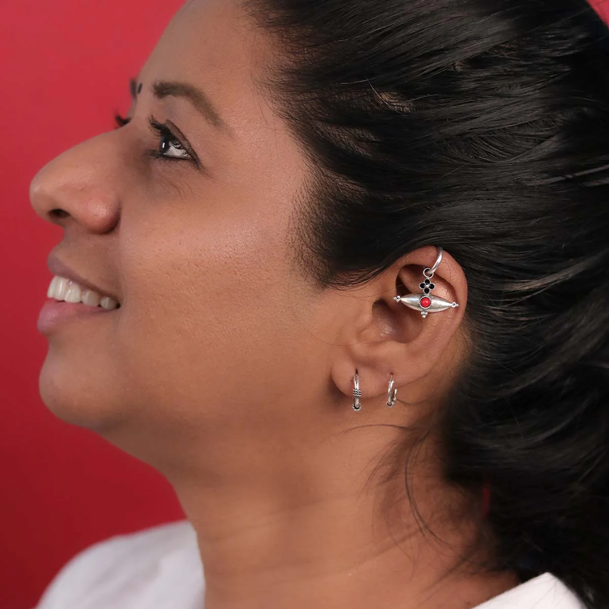 Kona Hoops Silver Bugadi by Moha - Image 6