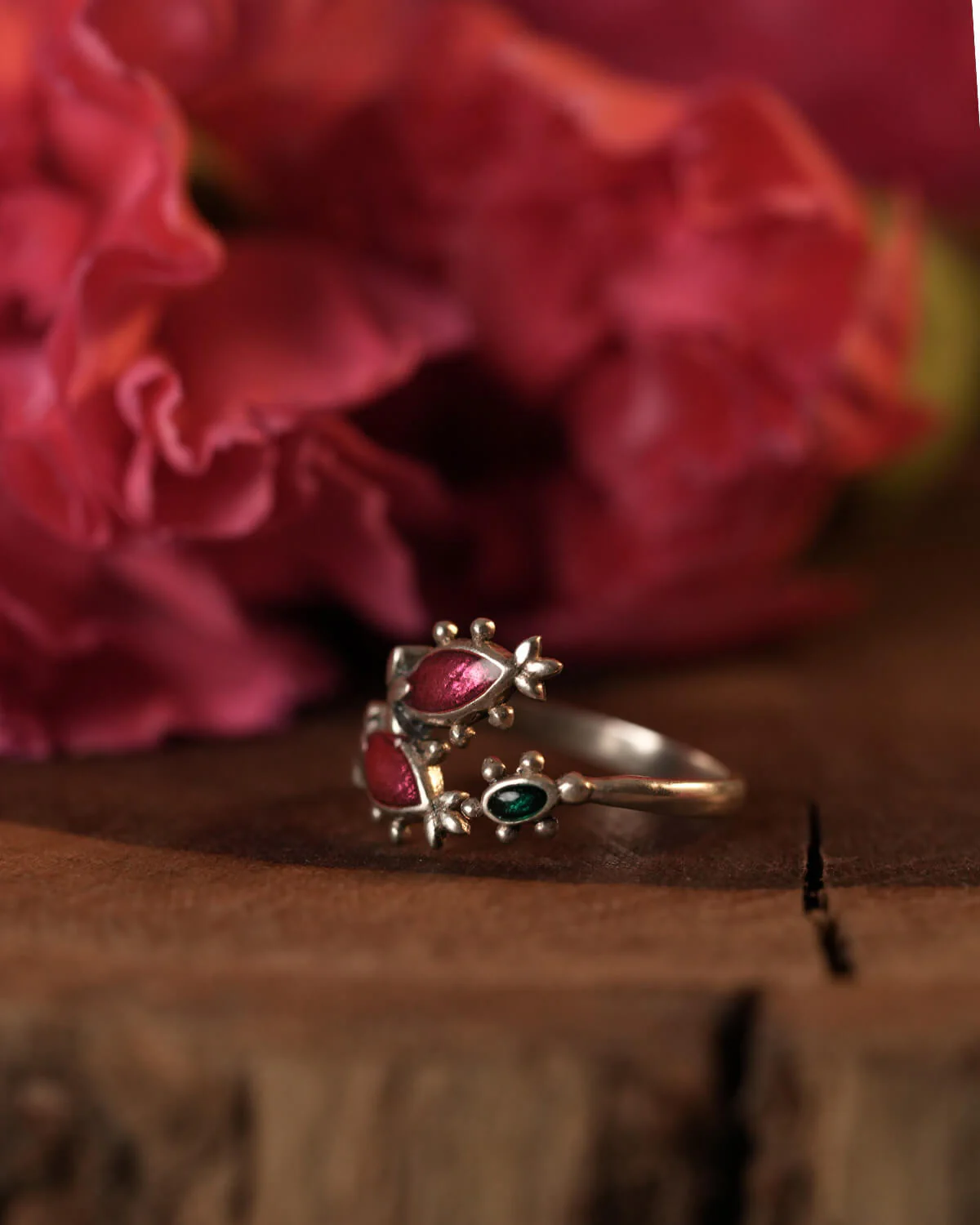 Kritika Silver Finger Ring by MOHA - Image 3