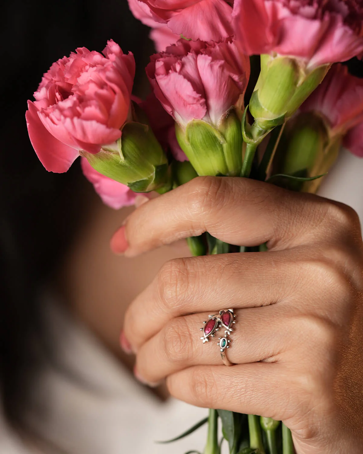 Kritika Silver Finger Ring by MOHA - Image 4