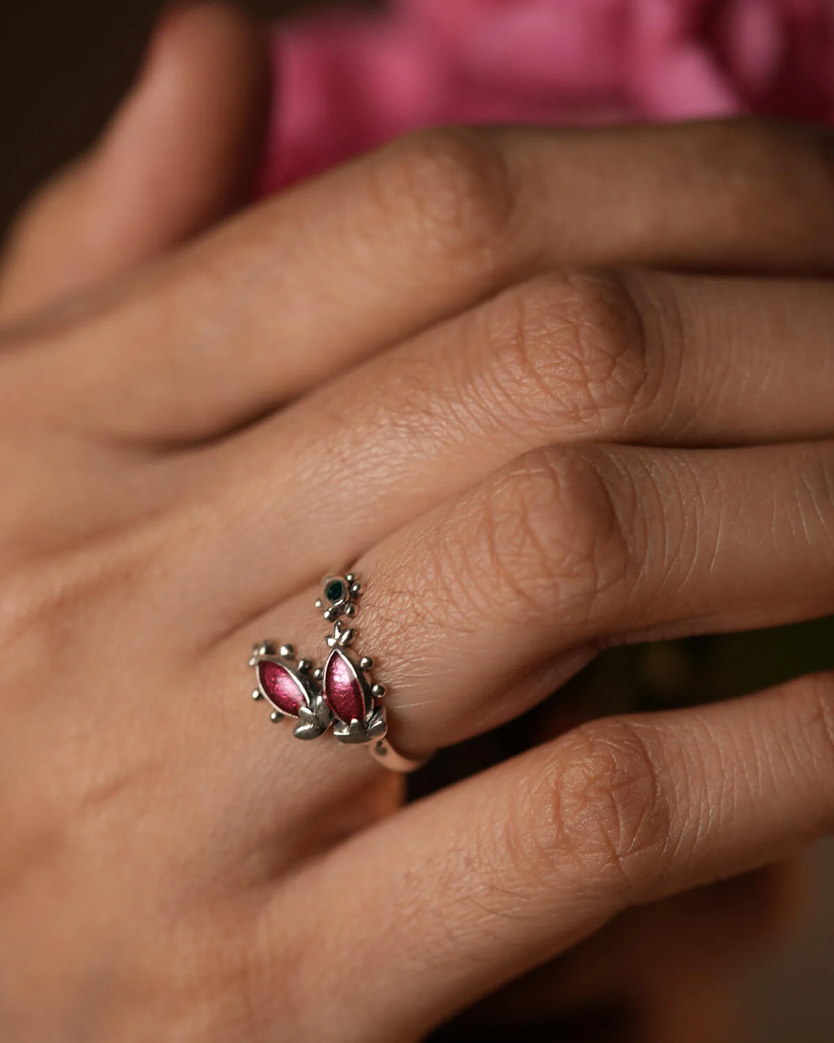 Kritika Silver Finger Ring by MOHA - Image 6