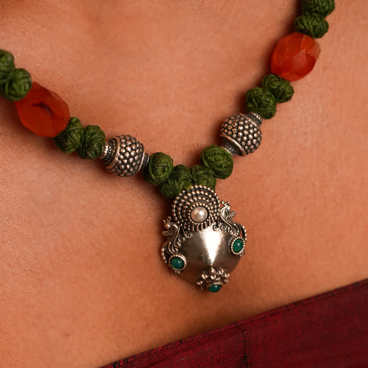 Kunti Silver Necklace by MOHA - Image 5