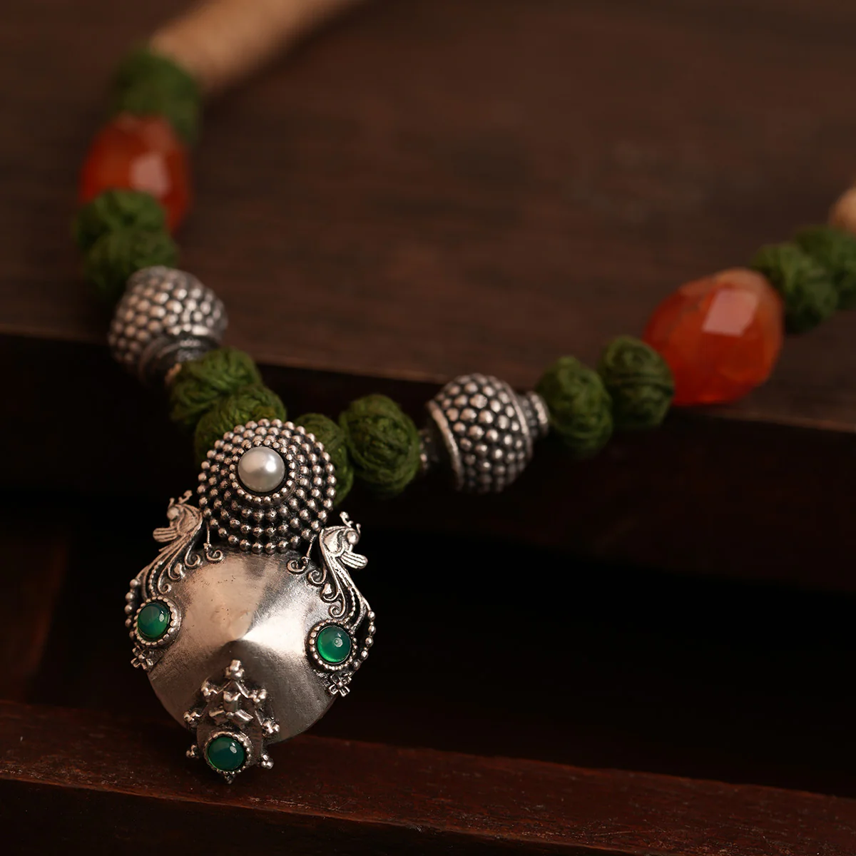 Kunti Silver Necklace by MOHA - Image 6
