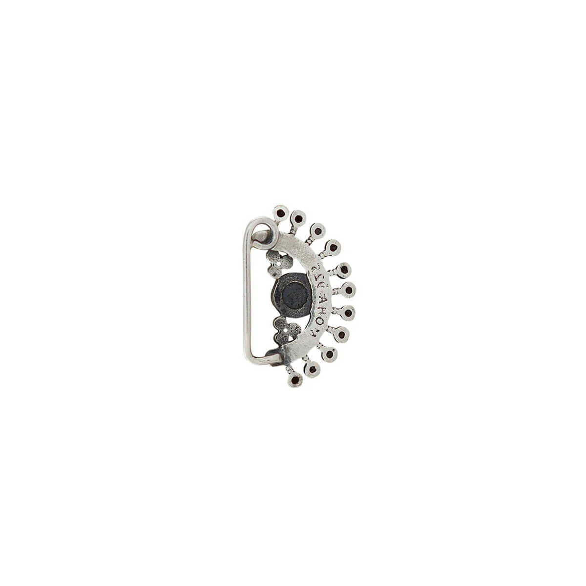 Lakshmi Silver Nath Pink (Clip On, Right) by MOHA - Image 3