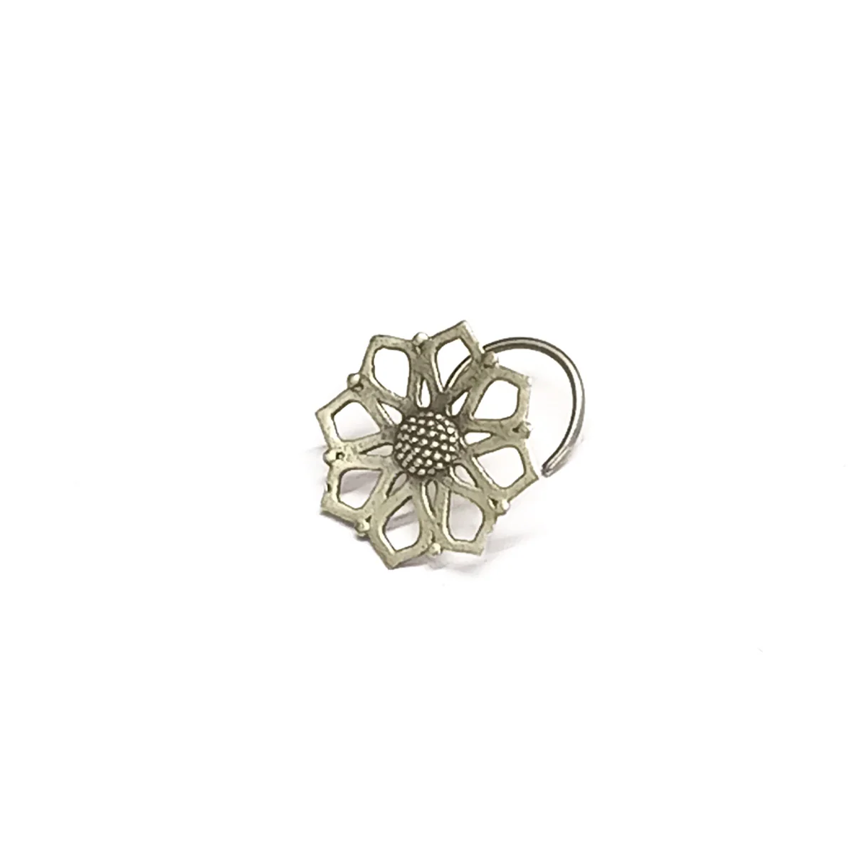 Lotus flower Nose Pin by MOHA - Image 2