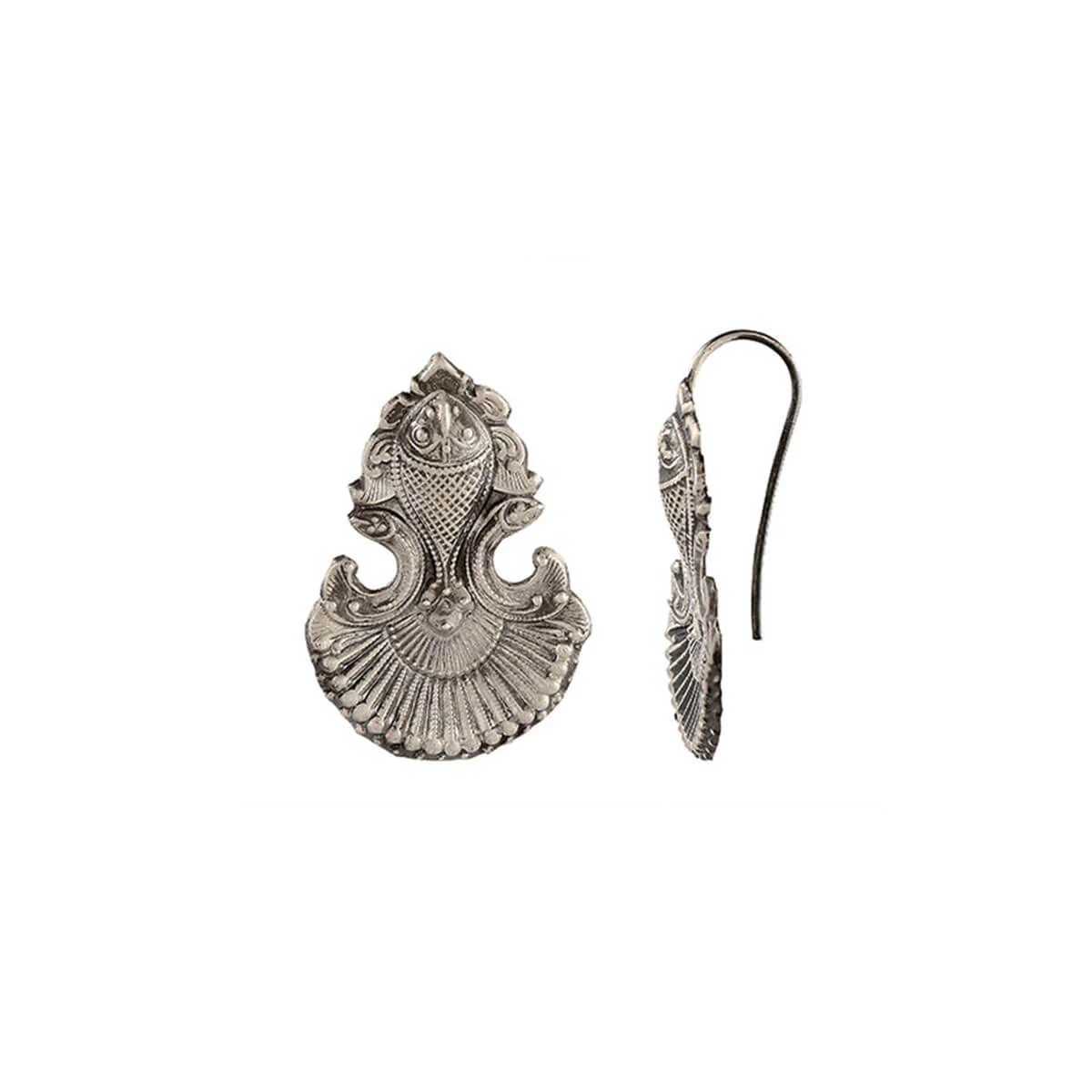 Mahi Silver Earrings by MOHA - Image 3