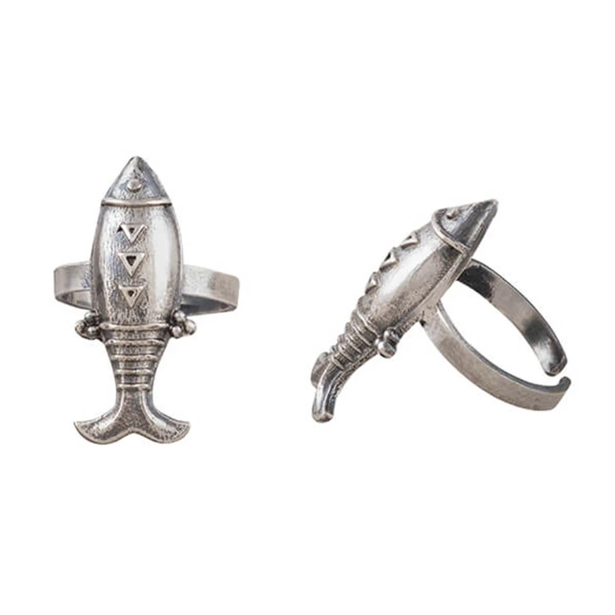 Mahir Silver Toe Rings by MOHA - Image 4