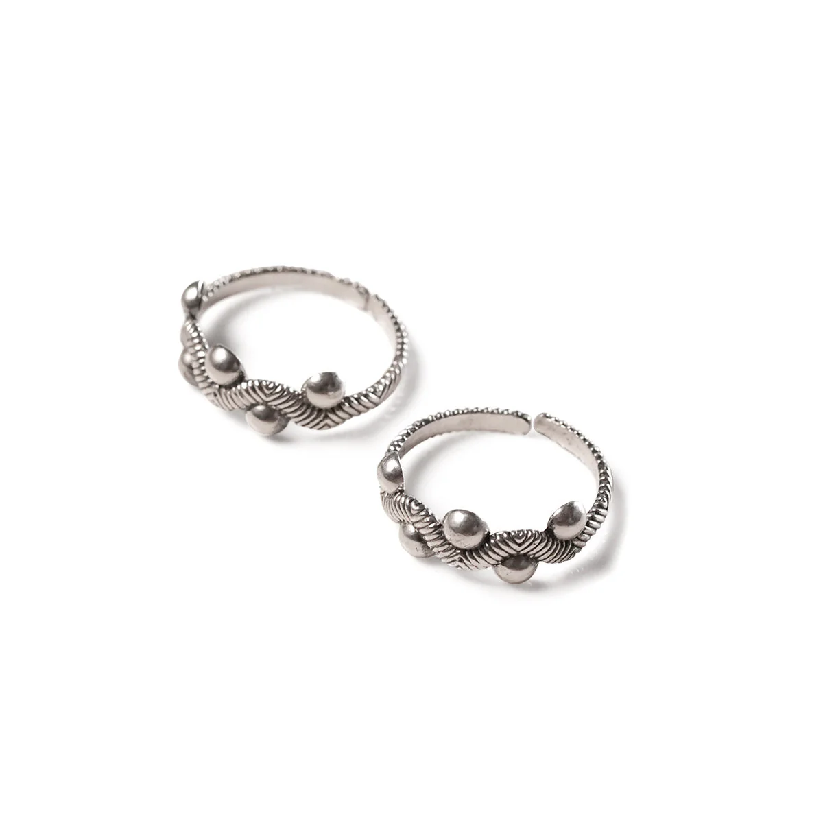 Mala Silver Toe Rings by MOHA - Image 3