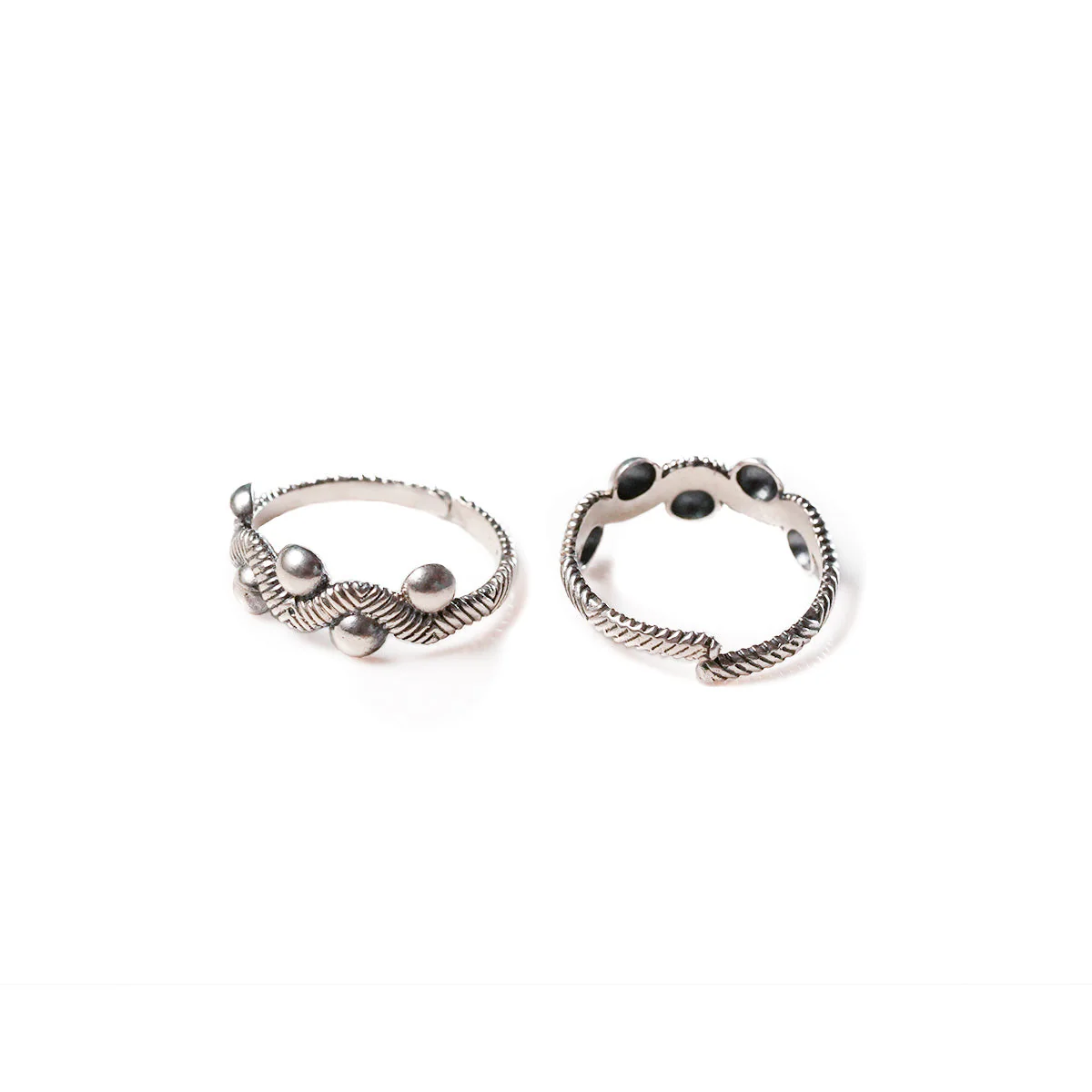 Mala Silver Toe Rings by MOHA - Image 6