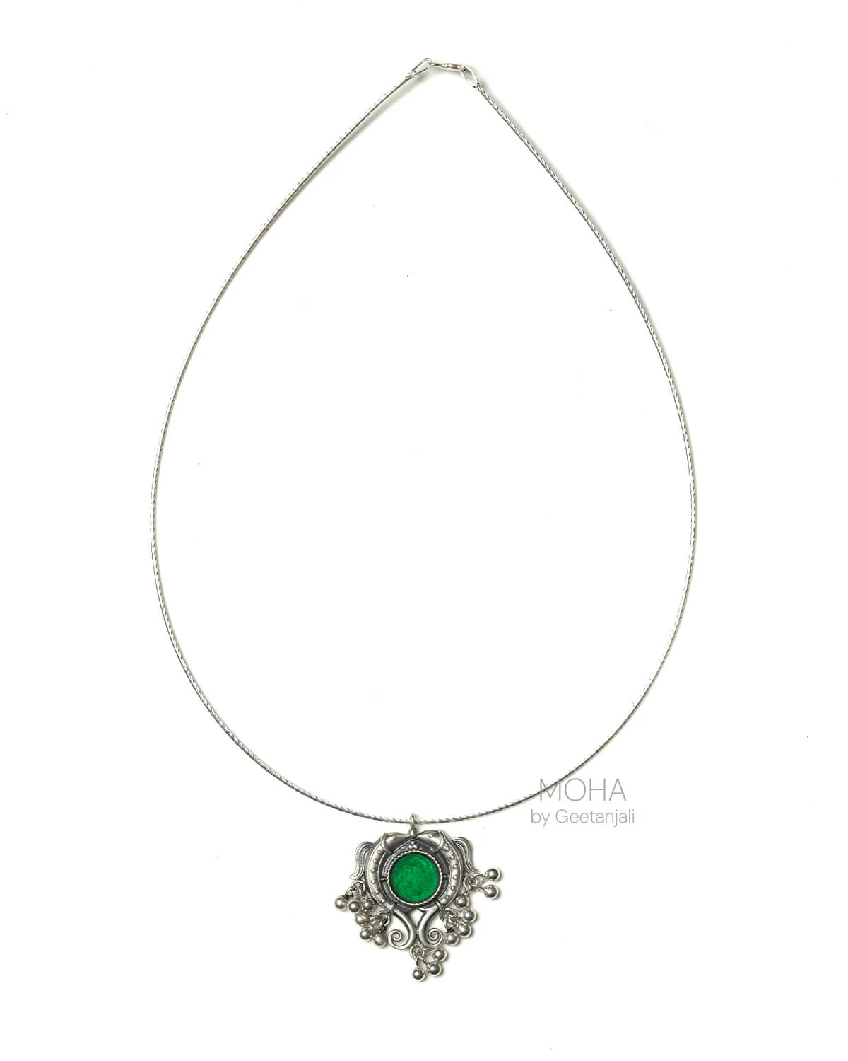 Matsya Silver Pendant with Chain by MOHA - Image 6