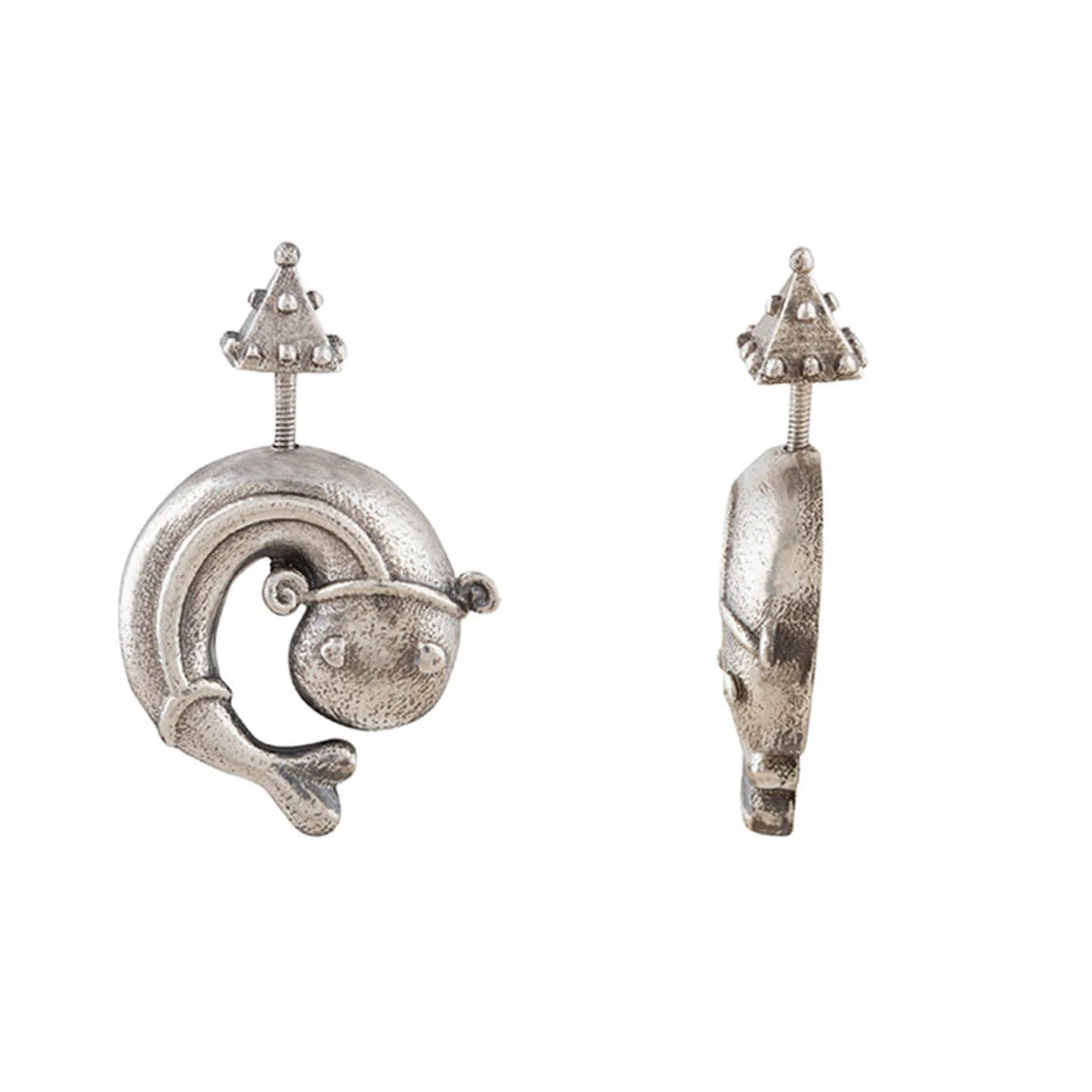 Matsyakarnika Silver Bugadi, Pierced - Big - Image 3