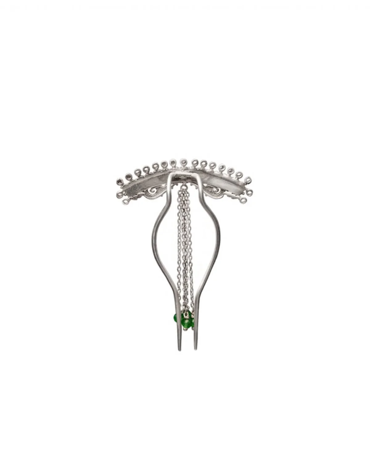 Mayura Silver Hairpin by MOHA - Image 5