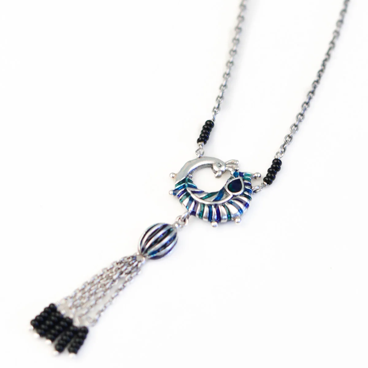 Mayurika Silver Mangalsutra by Moha - Image 3
