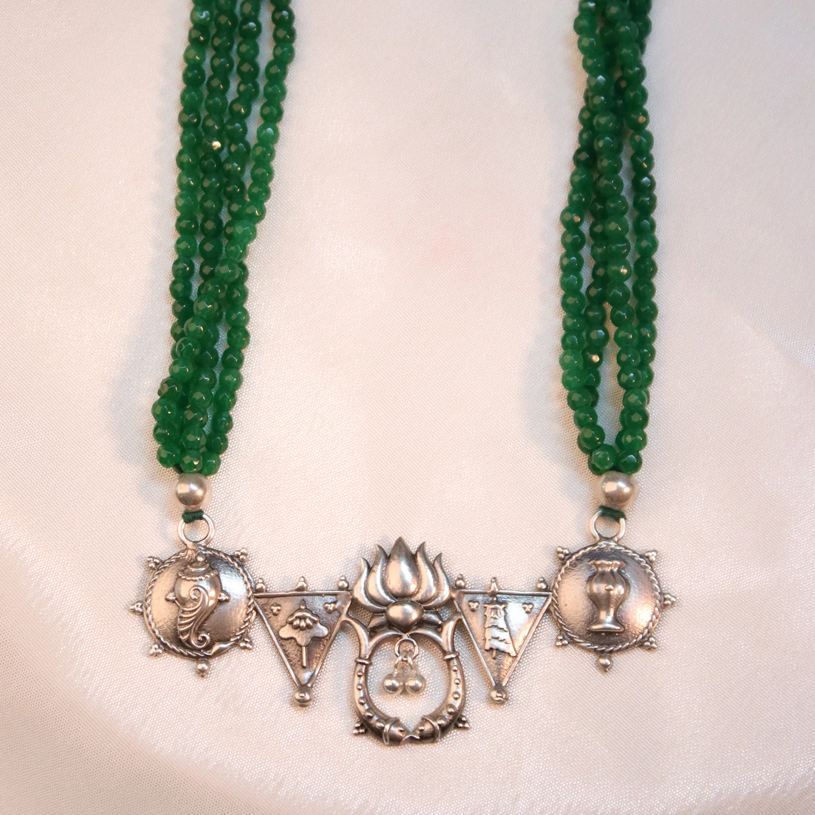 Mihika Silver Necklace by MOHA - Image 4