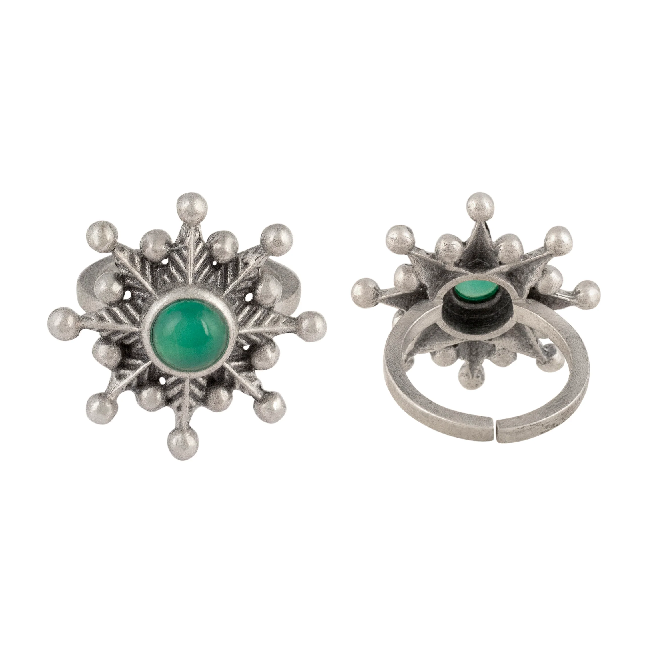 Mihir Silver Toe Ring By Moha - Image 5