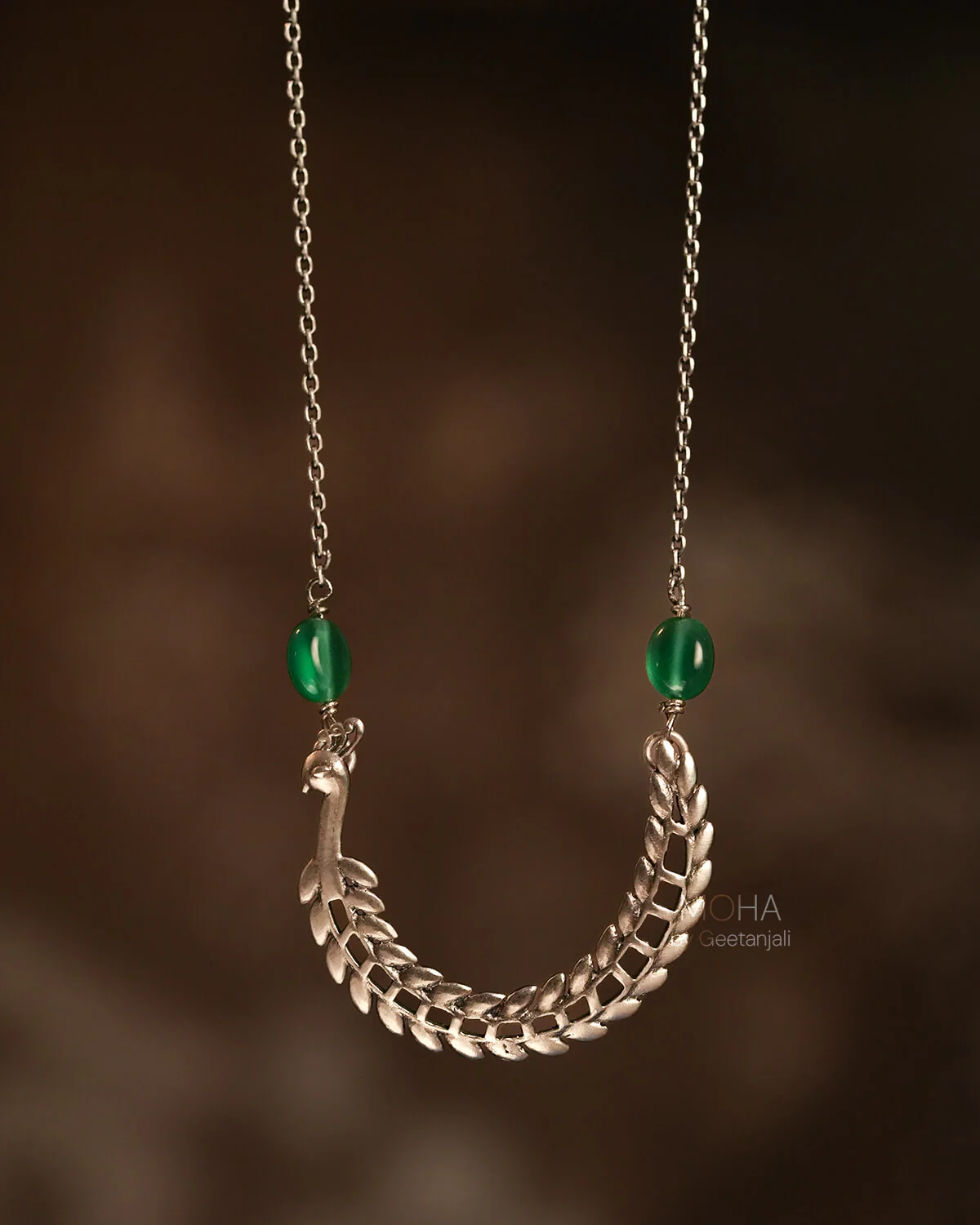 Mor Silver Pendant with chain by MOHA - Image 3