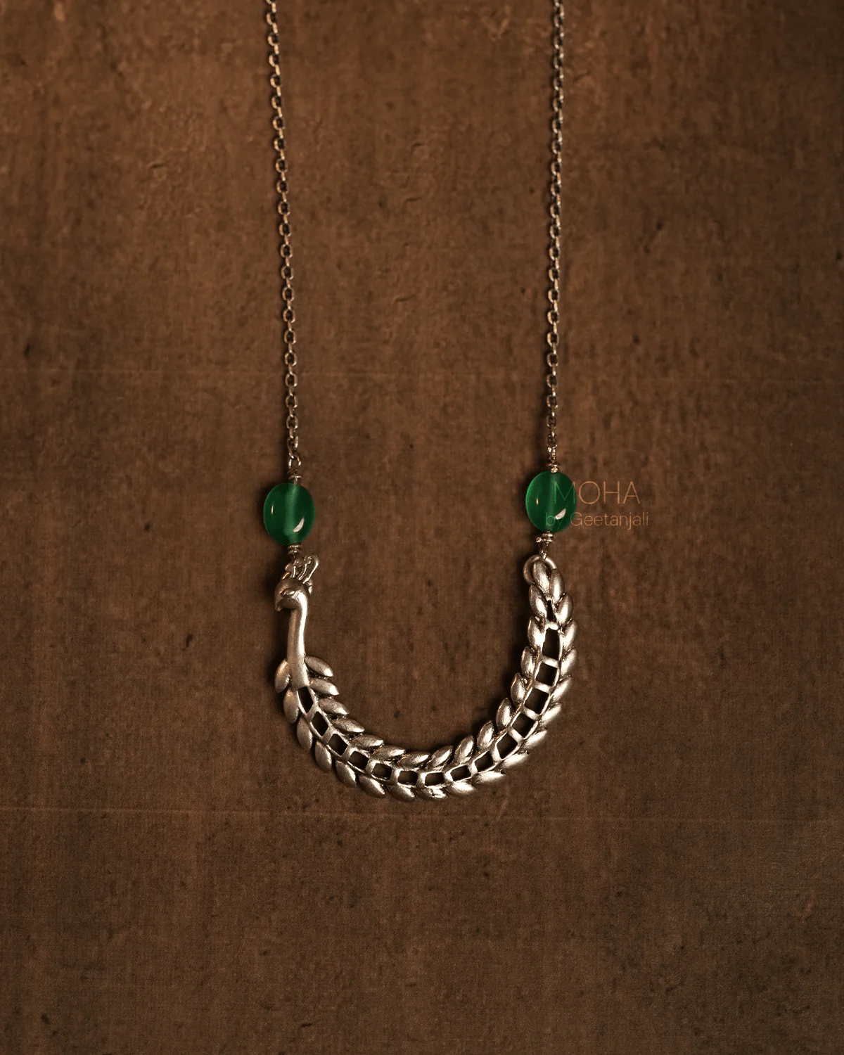 Mor Silver Pendant with chain by MOHA - Image 4