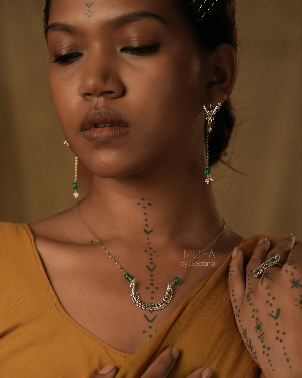 Mor Silver Pendant with chain by MOHA - Image 5