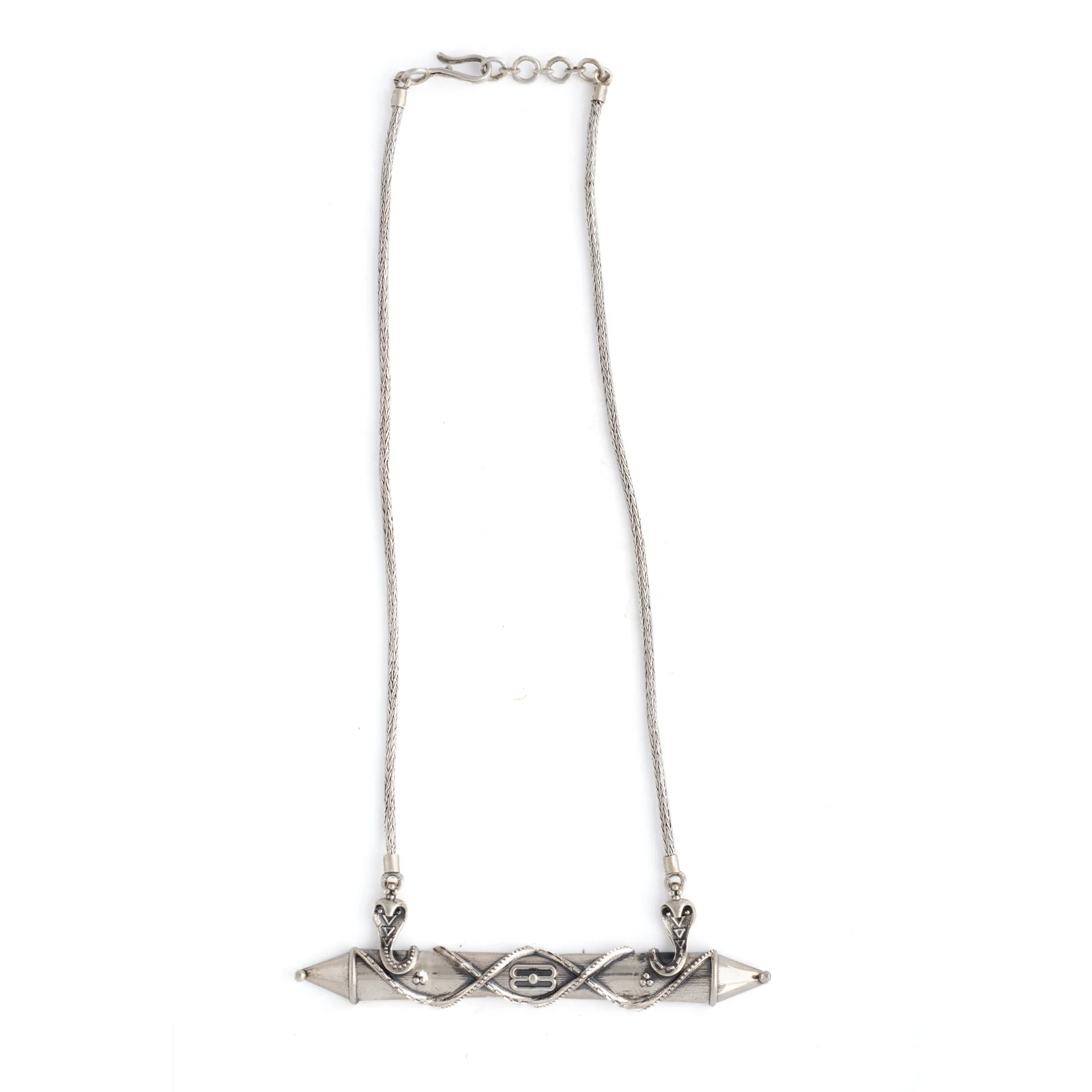 Naag Chaitanya Silver Pendant Necklace - Image 5