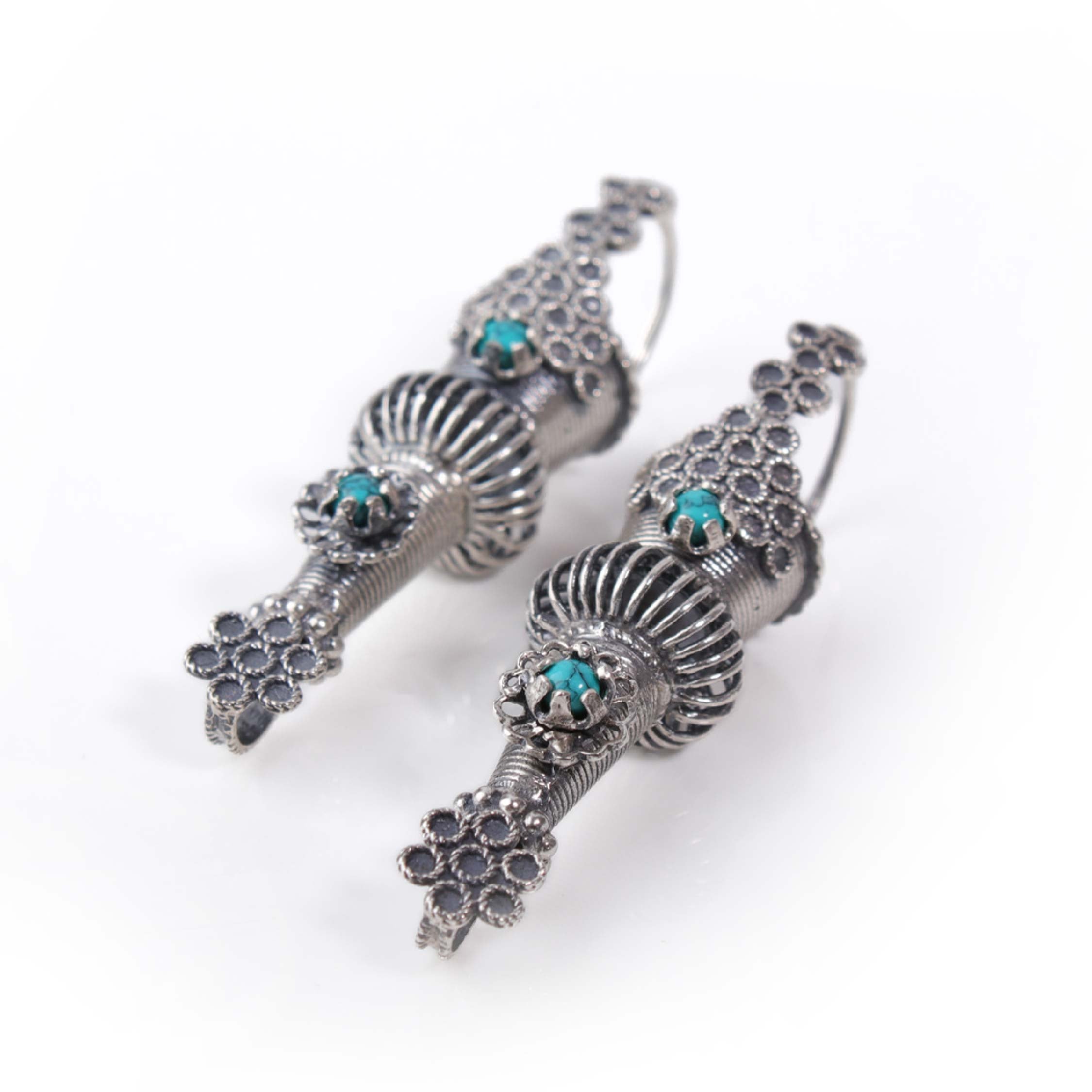 Nagali silver earrings by Moha - Image 5