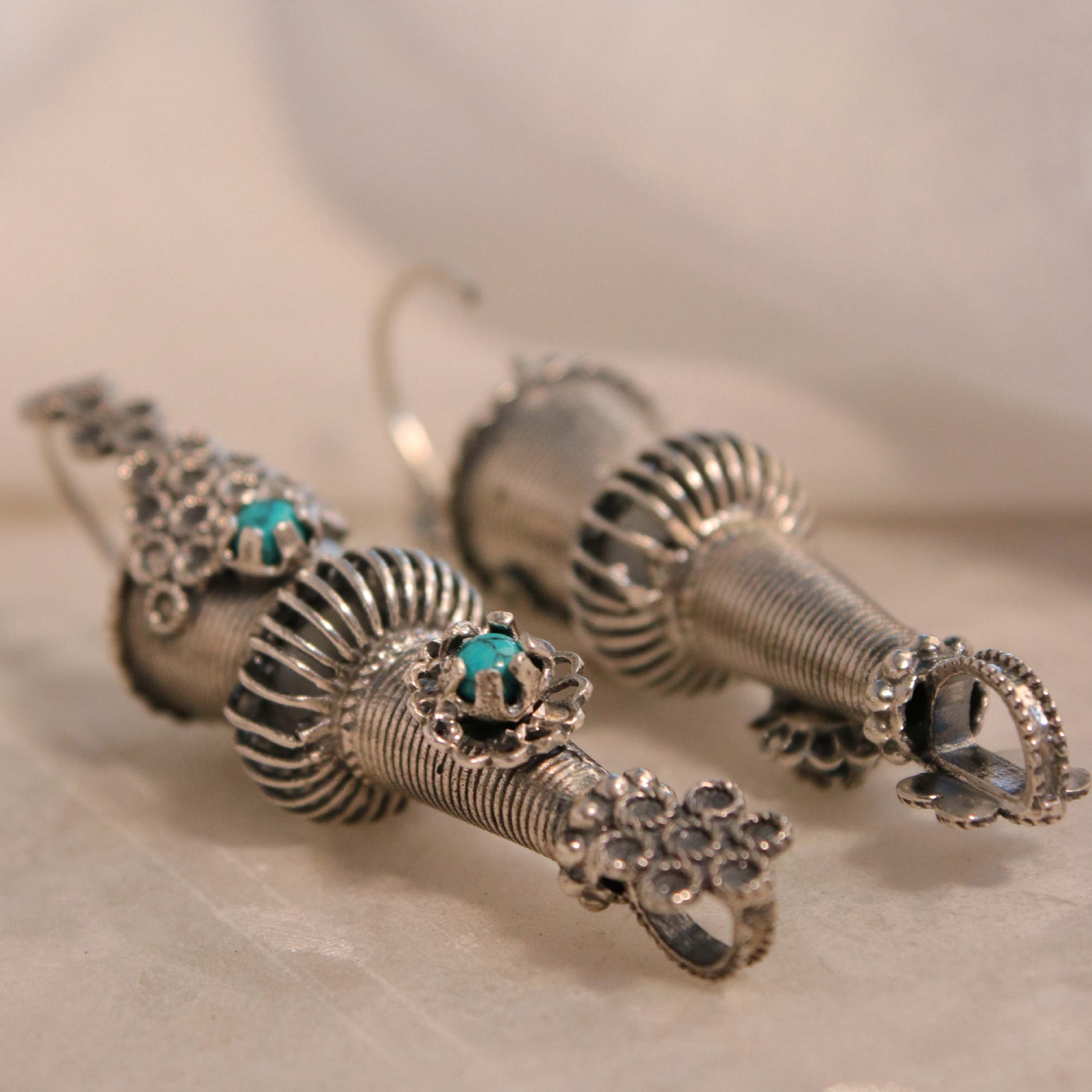 Nagali silver earrings by Moha - Image 6