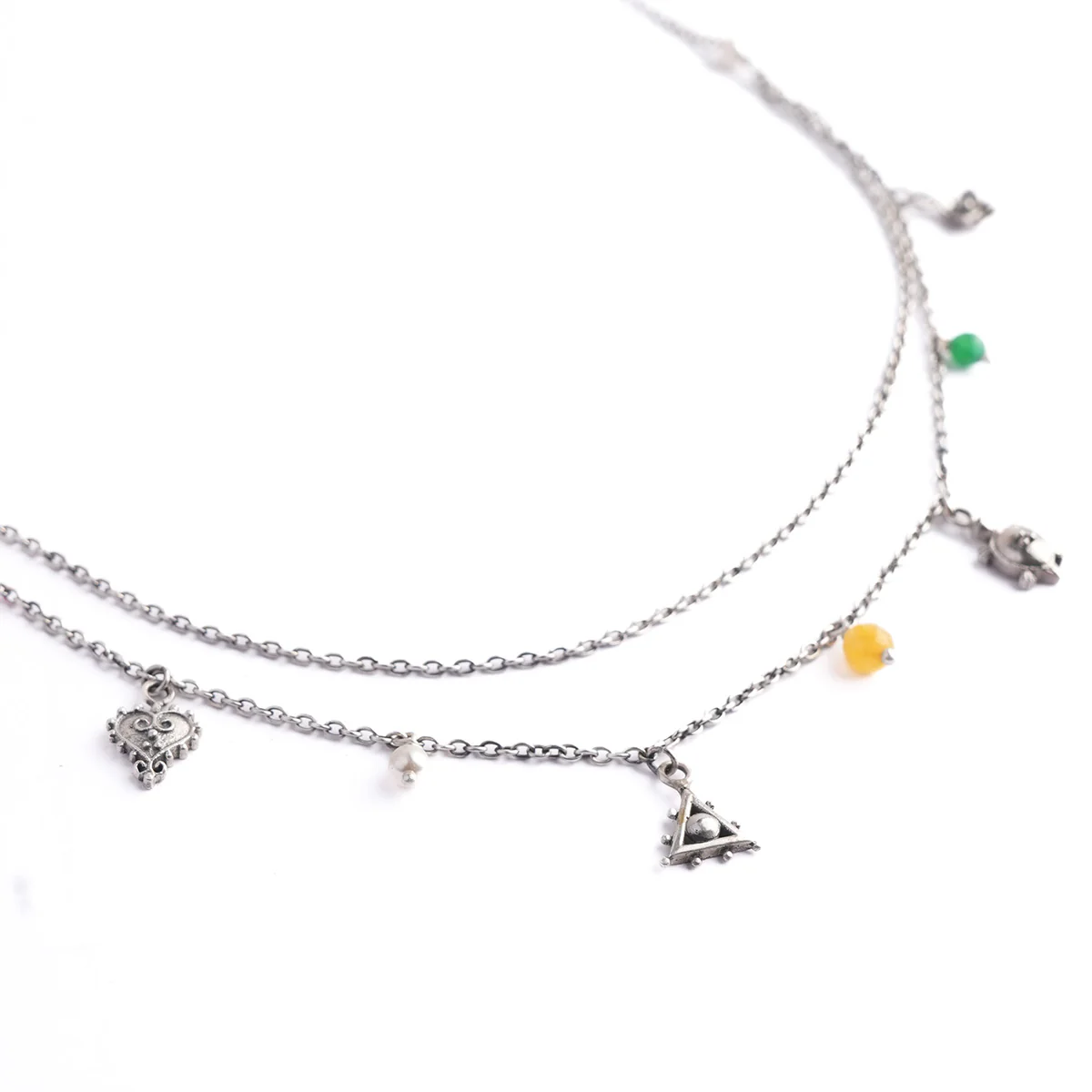 Nakshatra Silver Charms Necklace by MOHA - Image 6